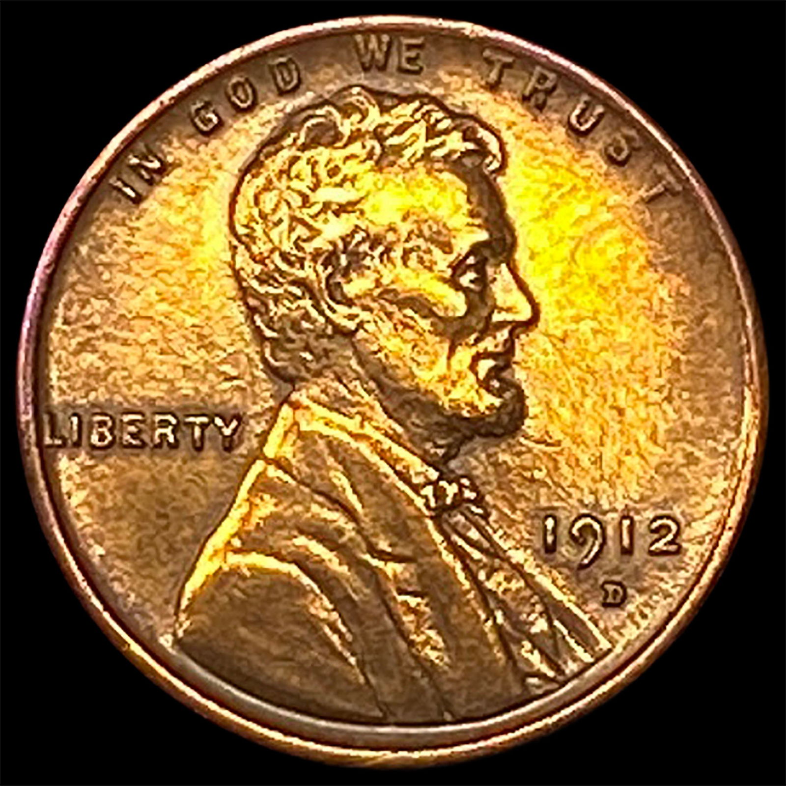1912-D Bronze Lincoln Wheat Cent HIGH GRADE (1 of 2)