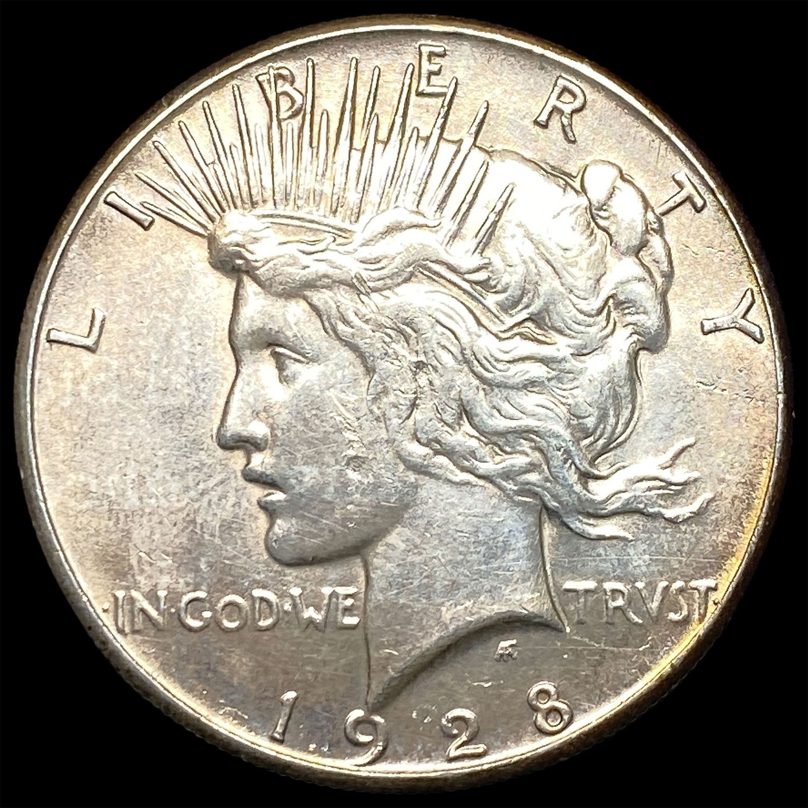 1928-S Silver Peace Dollar CLOSELY UNCIRCULATED: 1928-S Silver Peace Dollar CLOSELY UNCIRCULATED