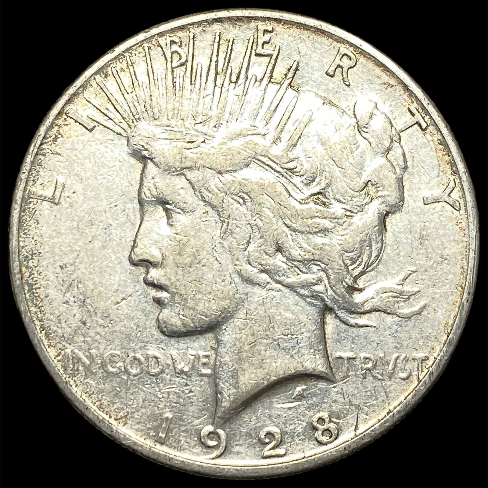1928 Silver Peace Dollar LIGHTLY CIRCULATED (1 of 2)