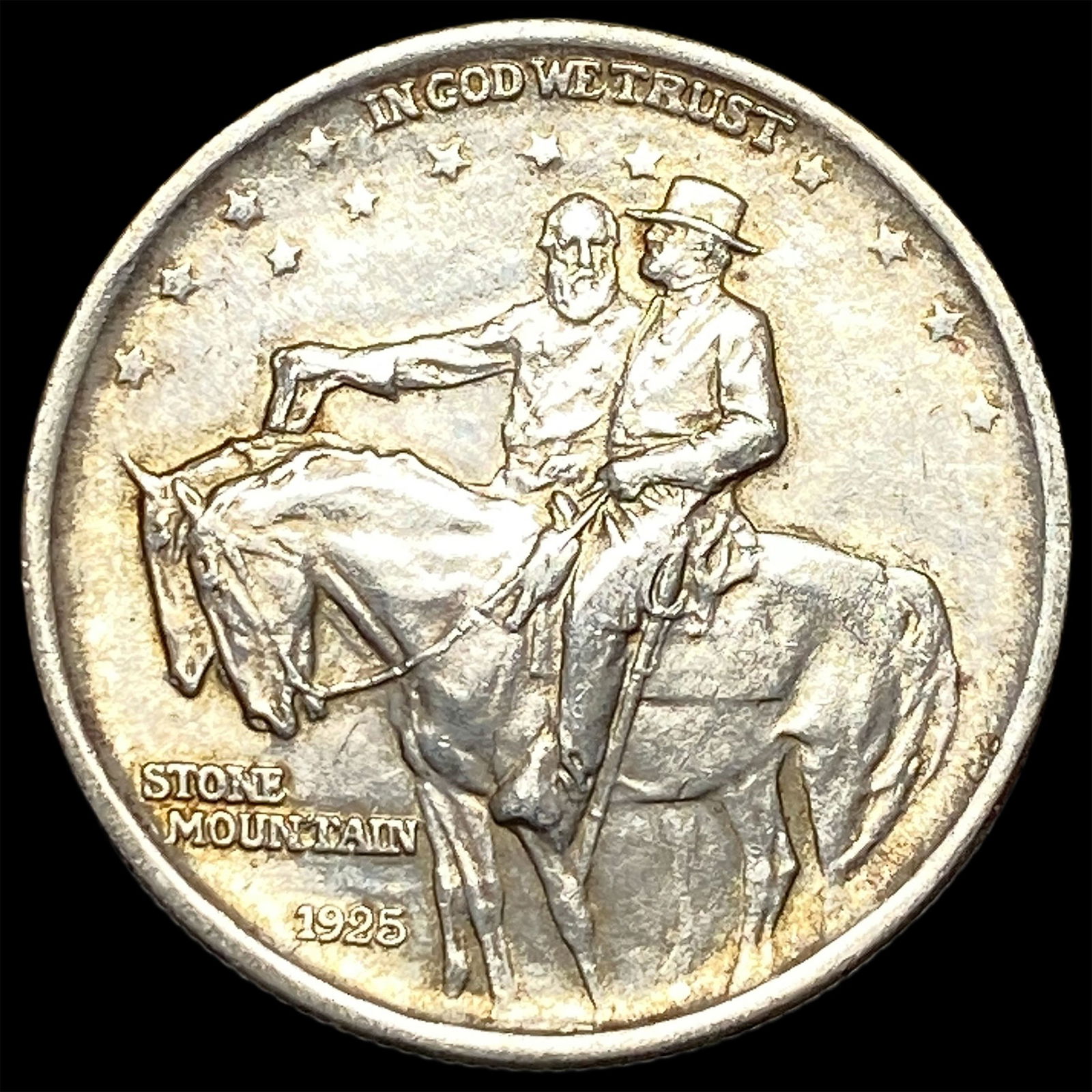 1925 Silver Stone Mountain Half Dollar HIGH GRADE: 1925 Silver Stone Mountain Half Dollar HIGH GRADE