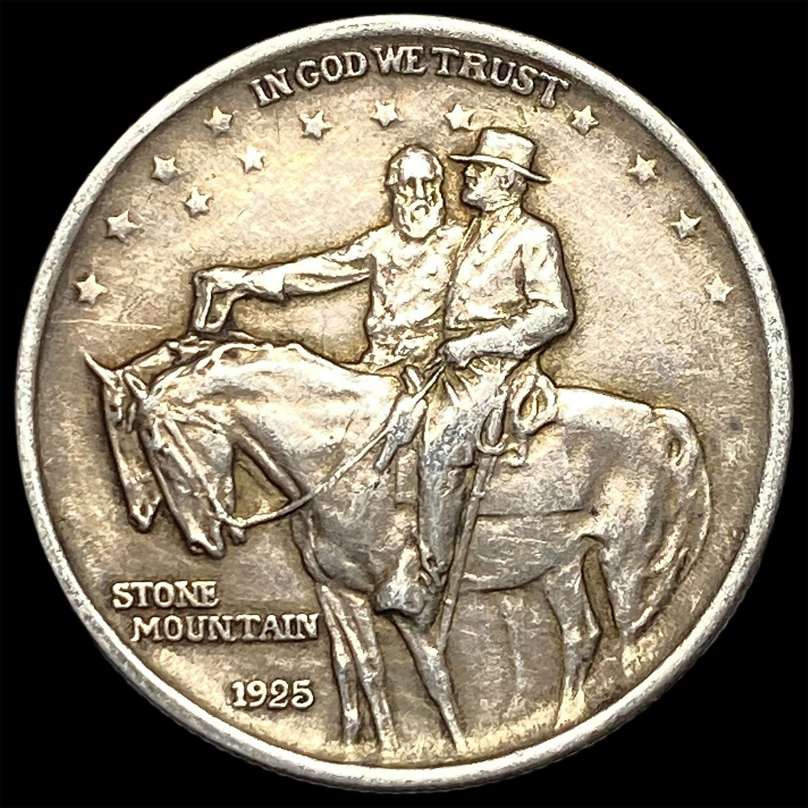 1925 Silver Stone Mountain Half Dollar HIGH GRADE (1 of 2)
