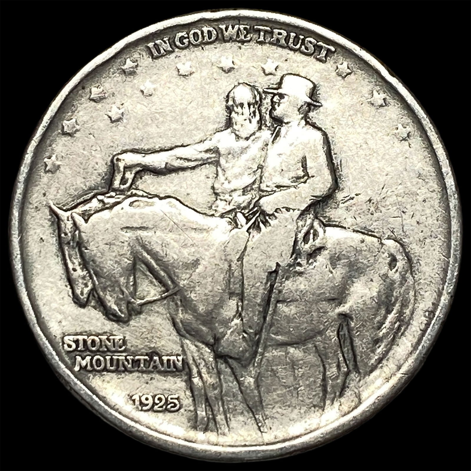 1925 Silver Half Dollar Stone Mountain HIGH GRADE (1 of 2)