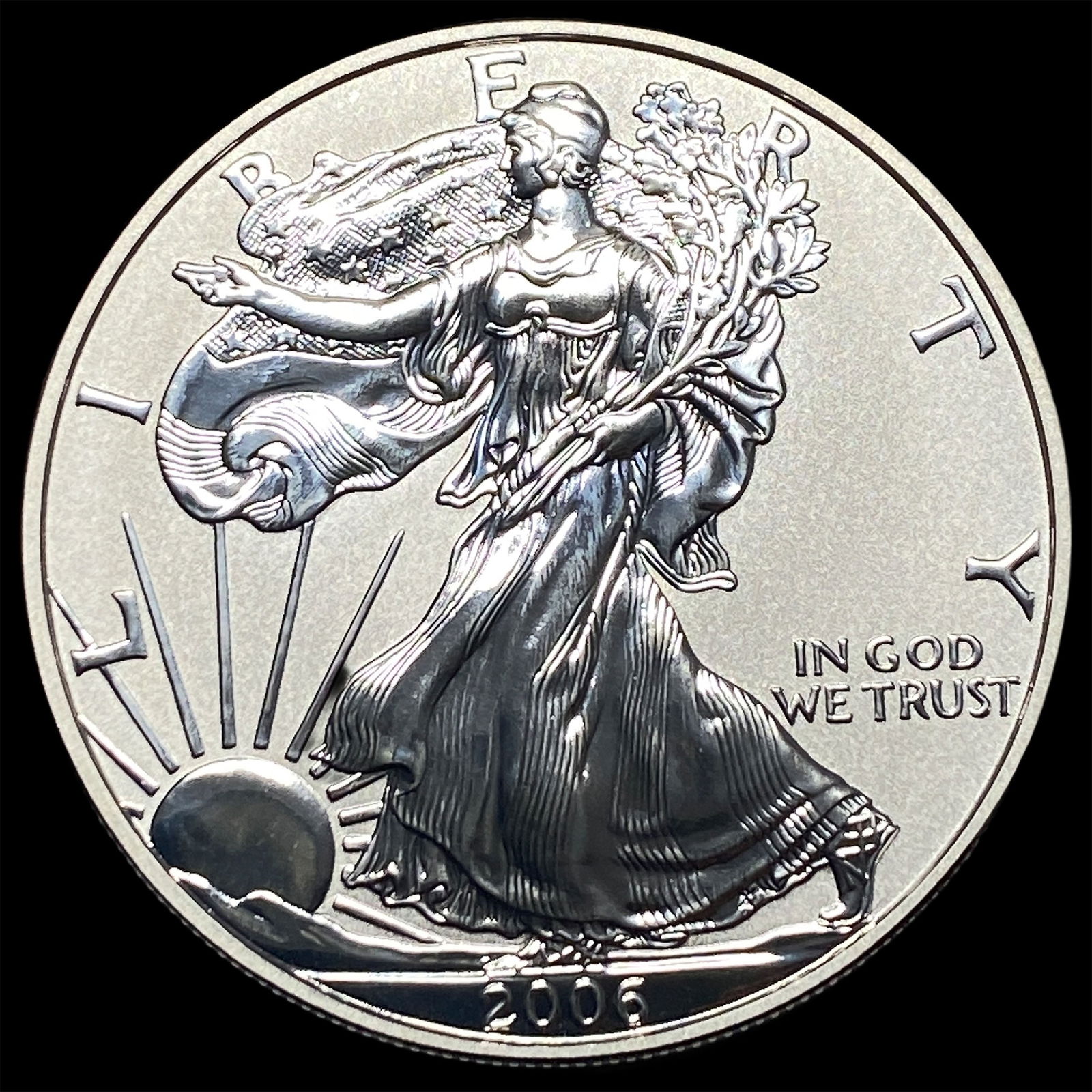 2006-P Silver American Eagle $1 GEM PROOF (1 of 2)