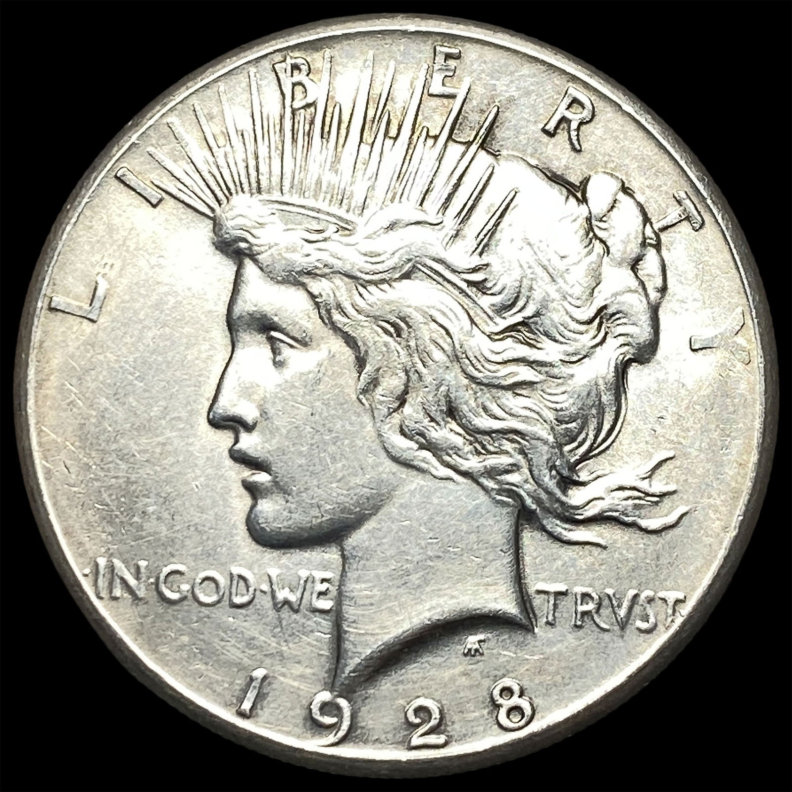 1928 Silver Peace Dollar CLOSELY UNCIRCULATED: 1928 Silver Peace Dollar CLOSELY UNCIRCULATED