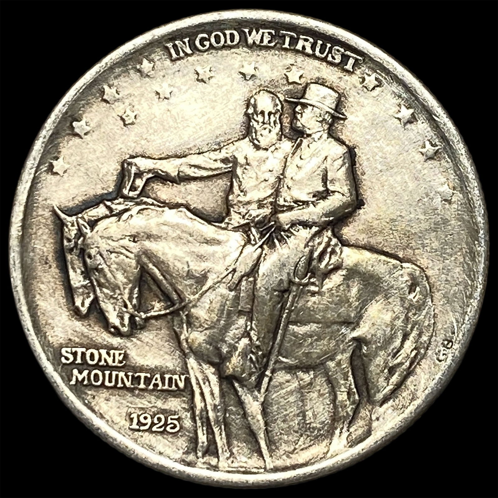 1925 Silver Stone Mountain Half Dollar HIGH GRADE (1 of 2)
