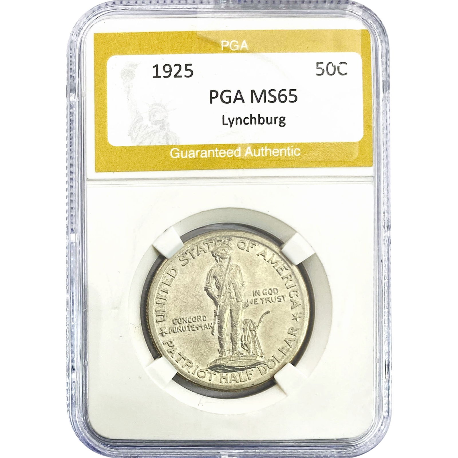 1925 Lynchburg Half Dollar PGA MS65 (1 of 2)