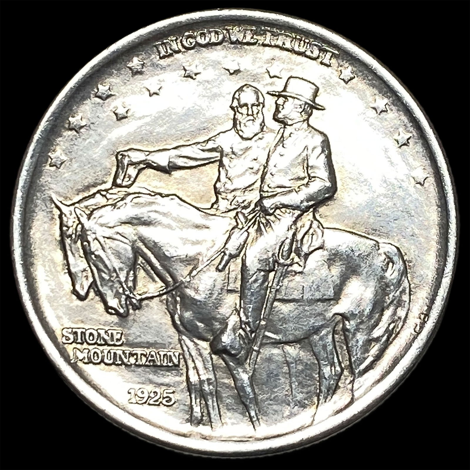 1925 Silver Stone Mountain Half Dollar HIGH GRADE (1 of 2)
