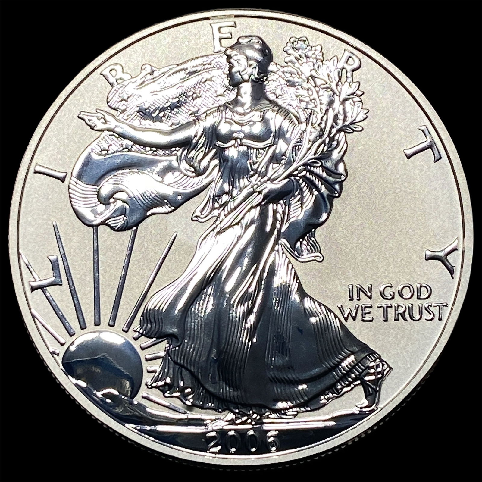 2006-P Silver American Eagle $1 GEM PROOF (1 of 2)