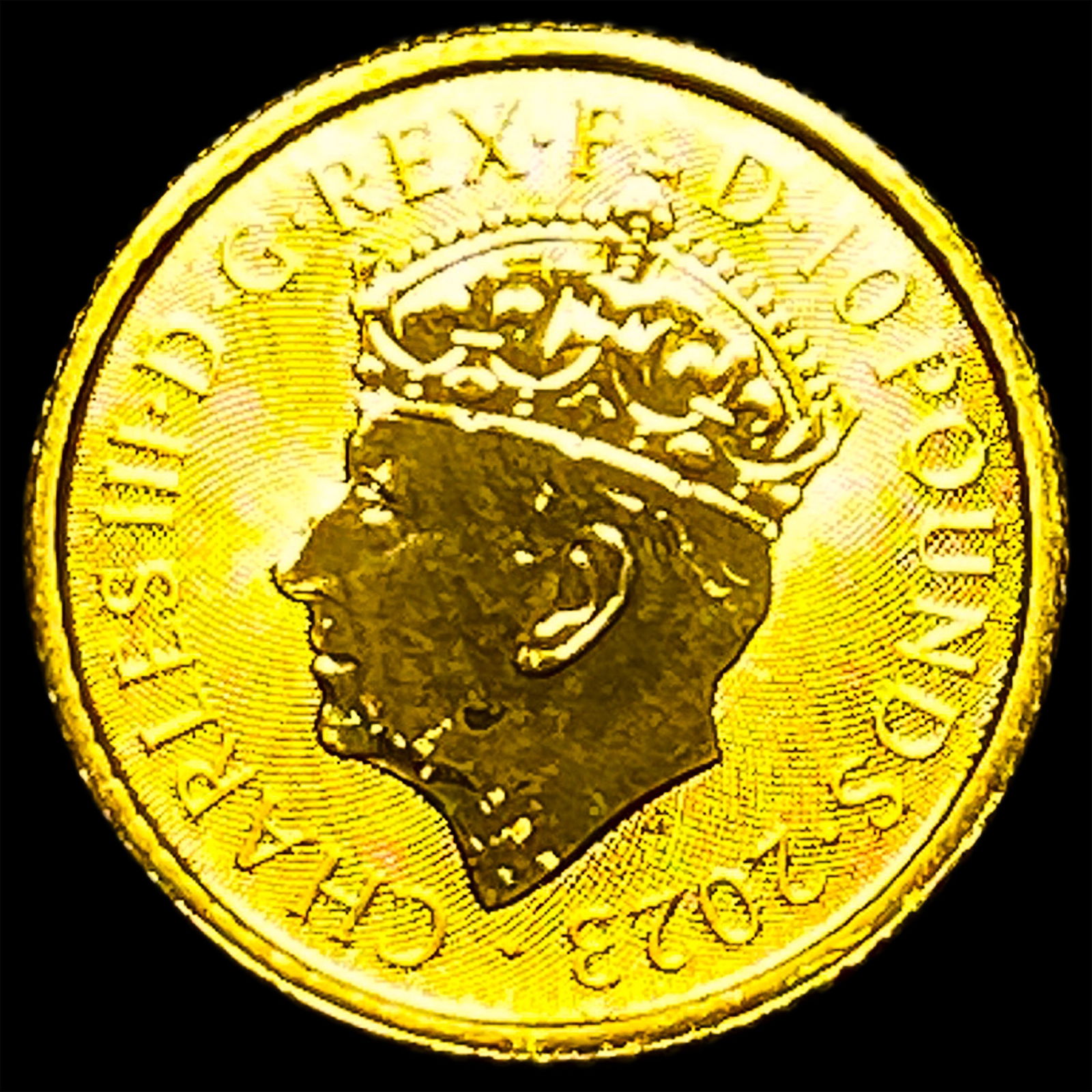 2023 Gold 10 Pounds King Charles III Coronation CHOICE PROOF: 2023 Gold 10 Pounds King Charles III Coronation CHOICE PROOF