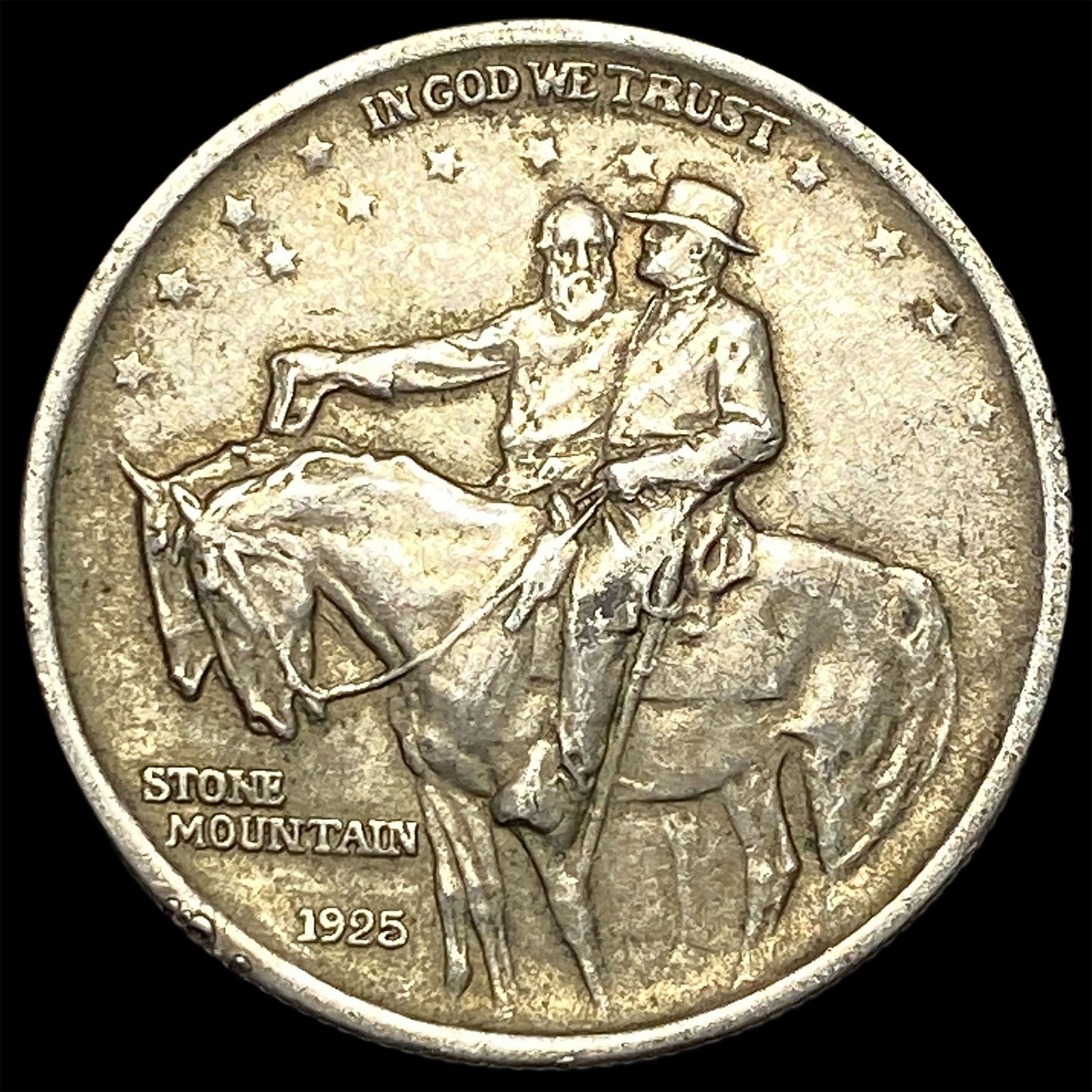 1925 Silver Stone Mountain Half Dollar HIGH GRADE: 1925 Silver Stone Mountain Half Dollar HIGH GRADE