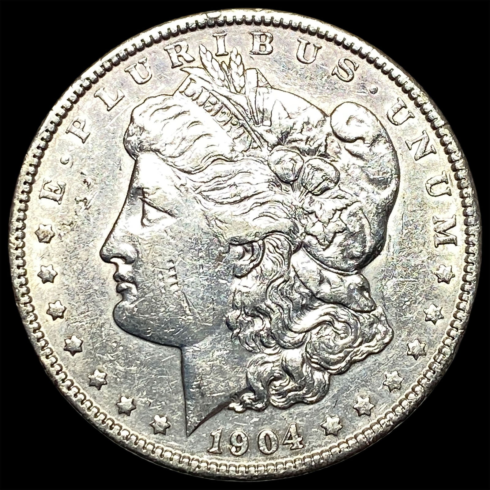 1904 Silver Morgan Dollar CLOSELY UNCIRCULATED (1 of 2)