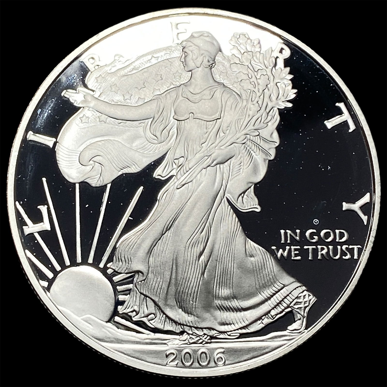 2006-W Silver American Eagle Proof $1 GEM PROOF (1 of 2)