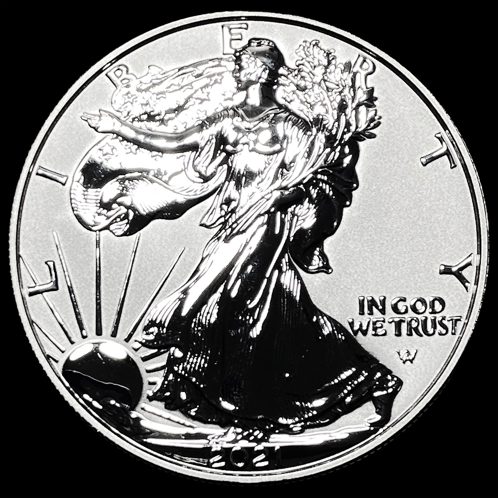 2021-W Silver American Eagle Proof GEM PROOF (1 of 2)
