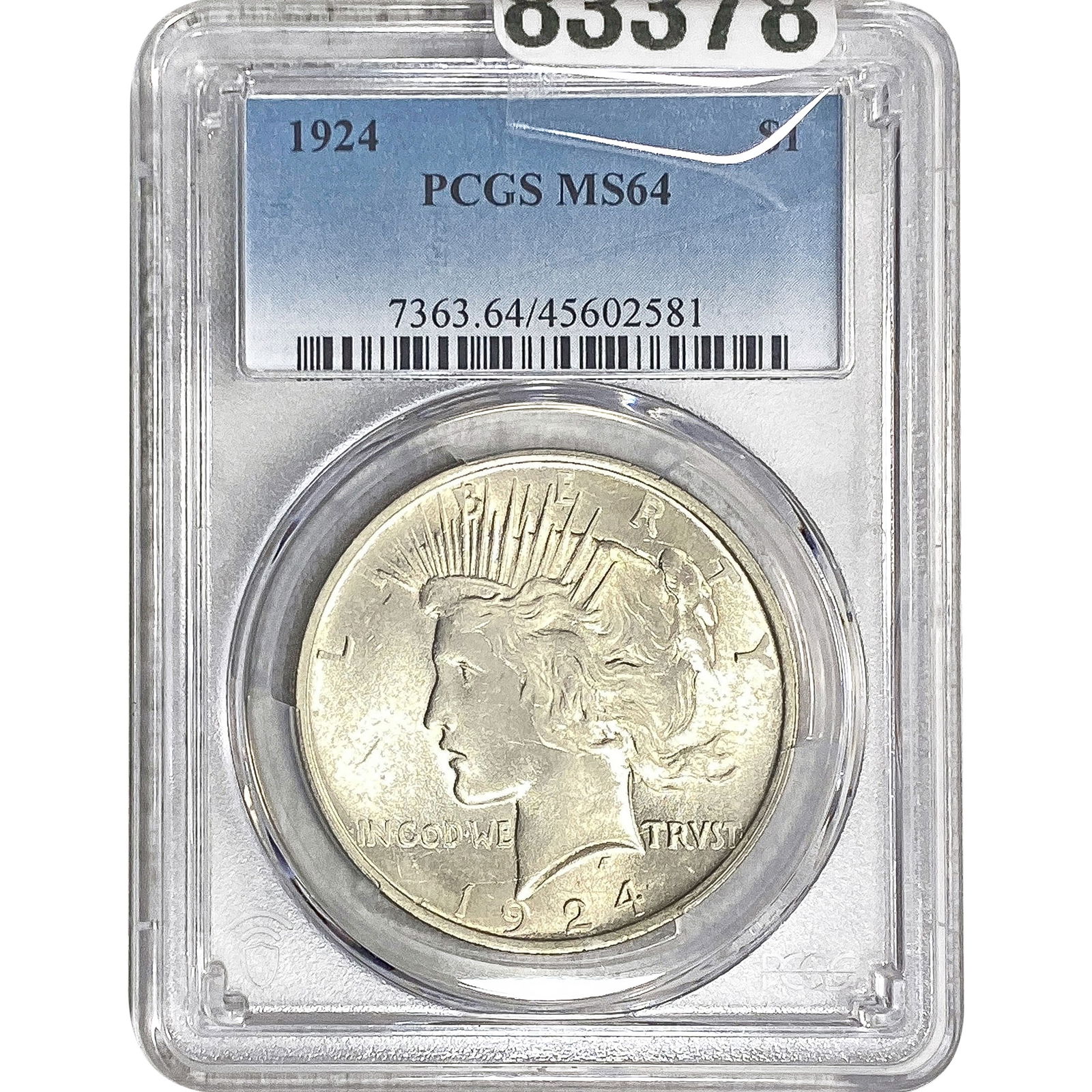 1924 Silver Peace Dollar PCGS MS64 (1 of 2)