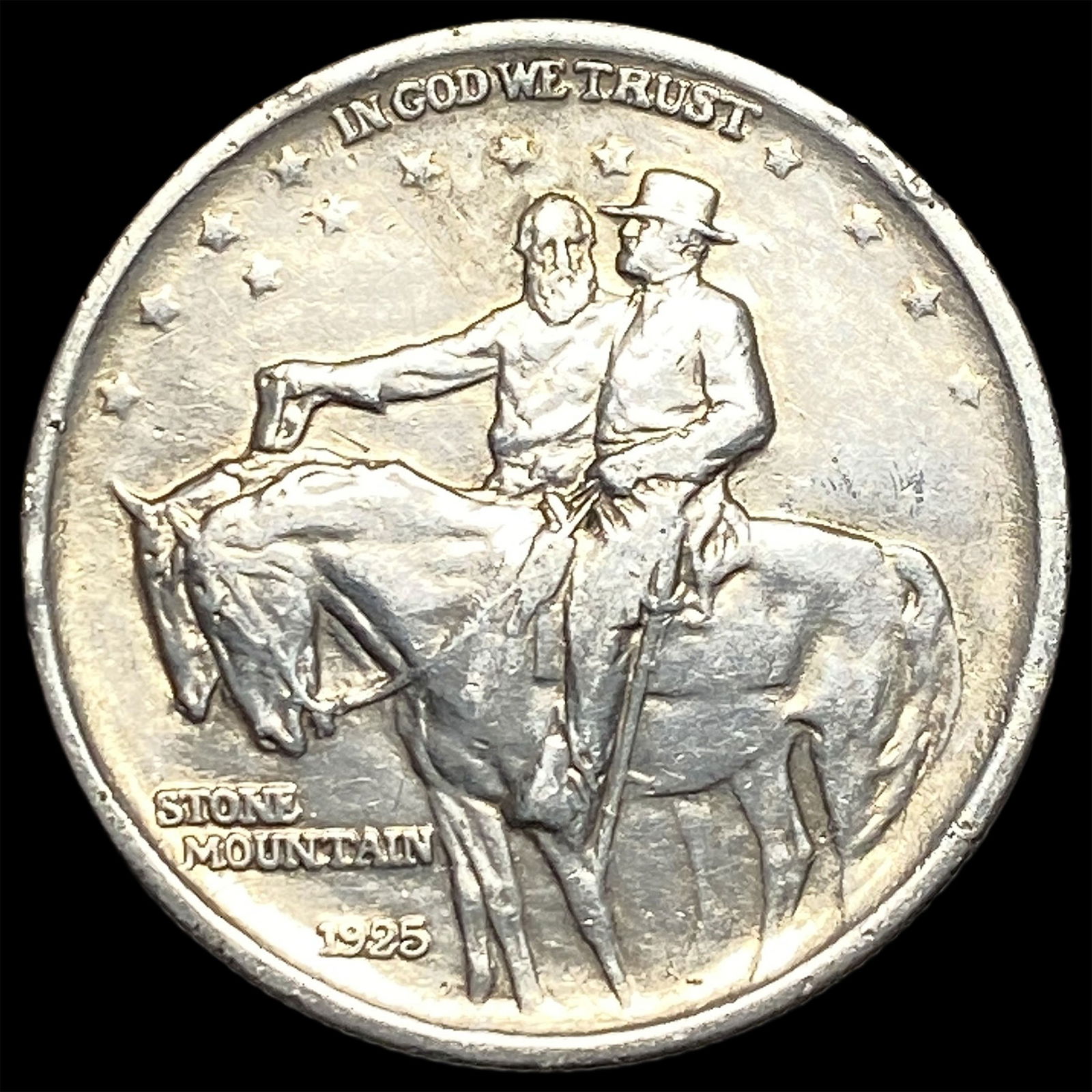 1925 Silver Stone Mountain Half Dollar HIGH GRADE (1 of 2)