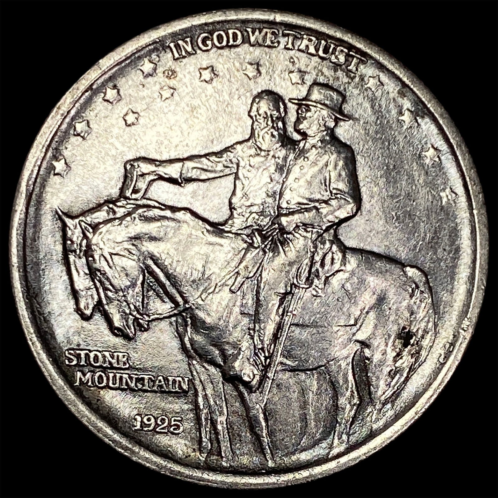 1925 Silver Stone Mountain Half Dollar HIGH GRADE (1 of 2)