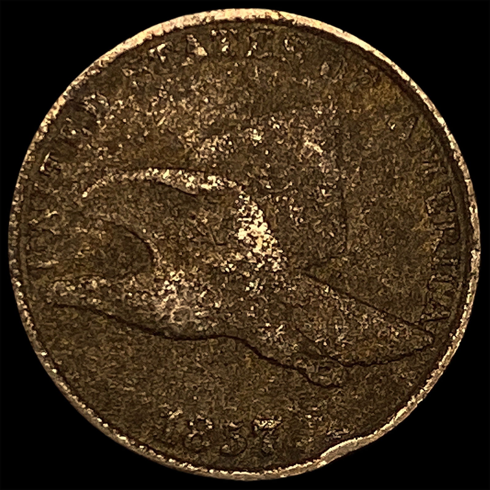 1857 Flying Eagle Cent HIGH GRADE (1 of 2)