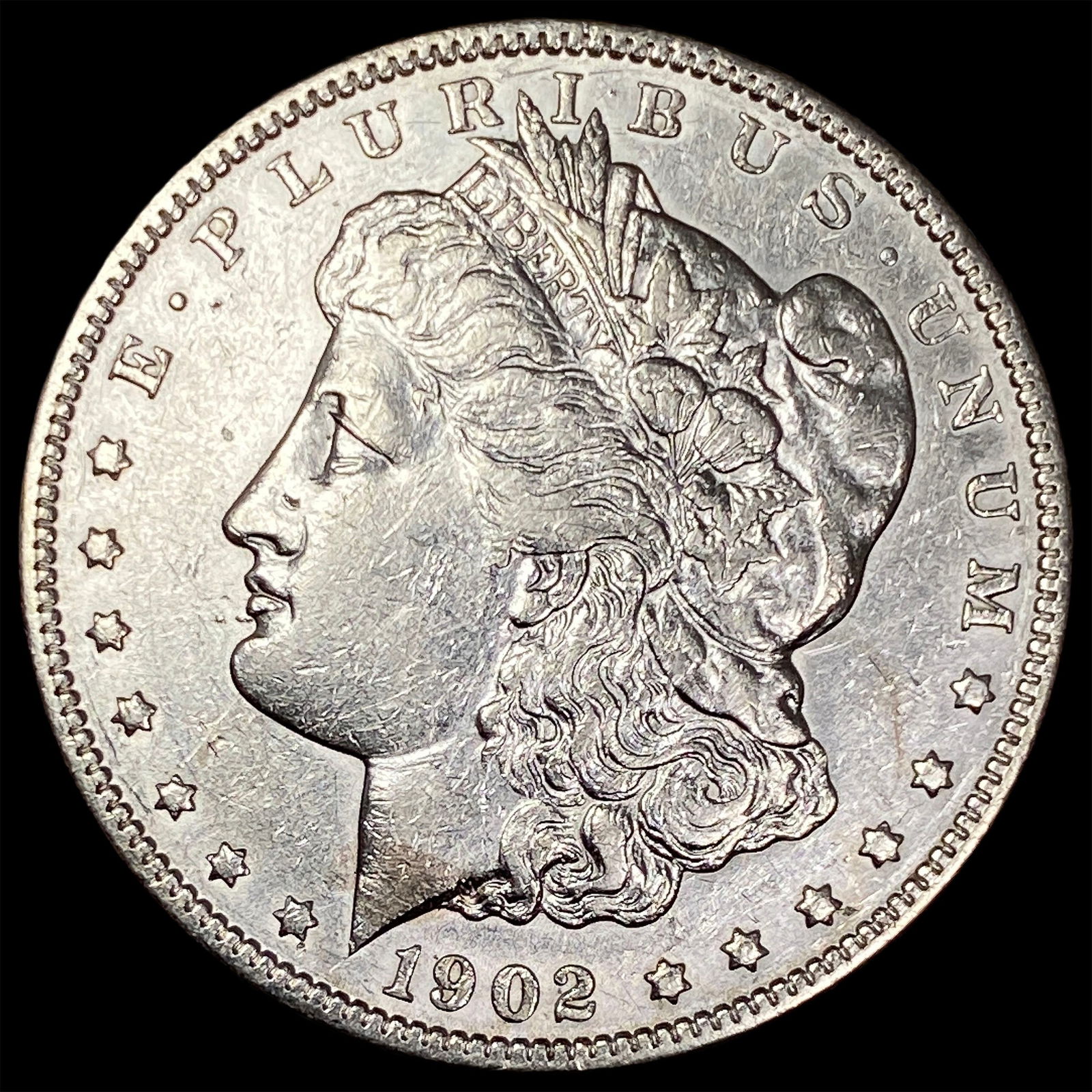 1902 Morgan Silver Dollar CLOSELY UNCIRCULATED (1 of 2)