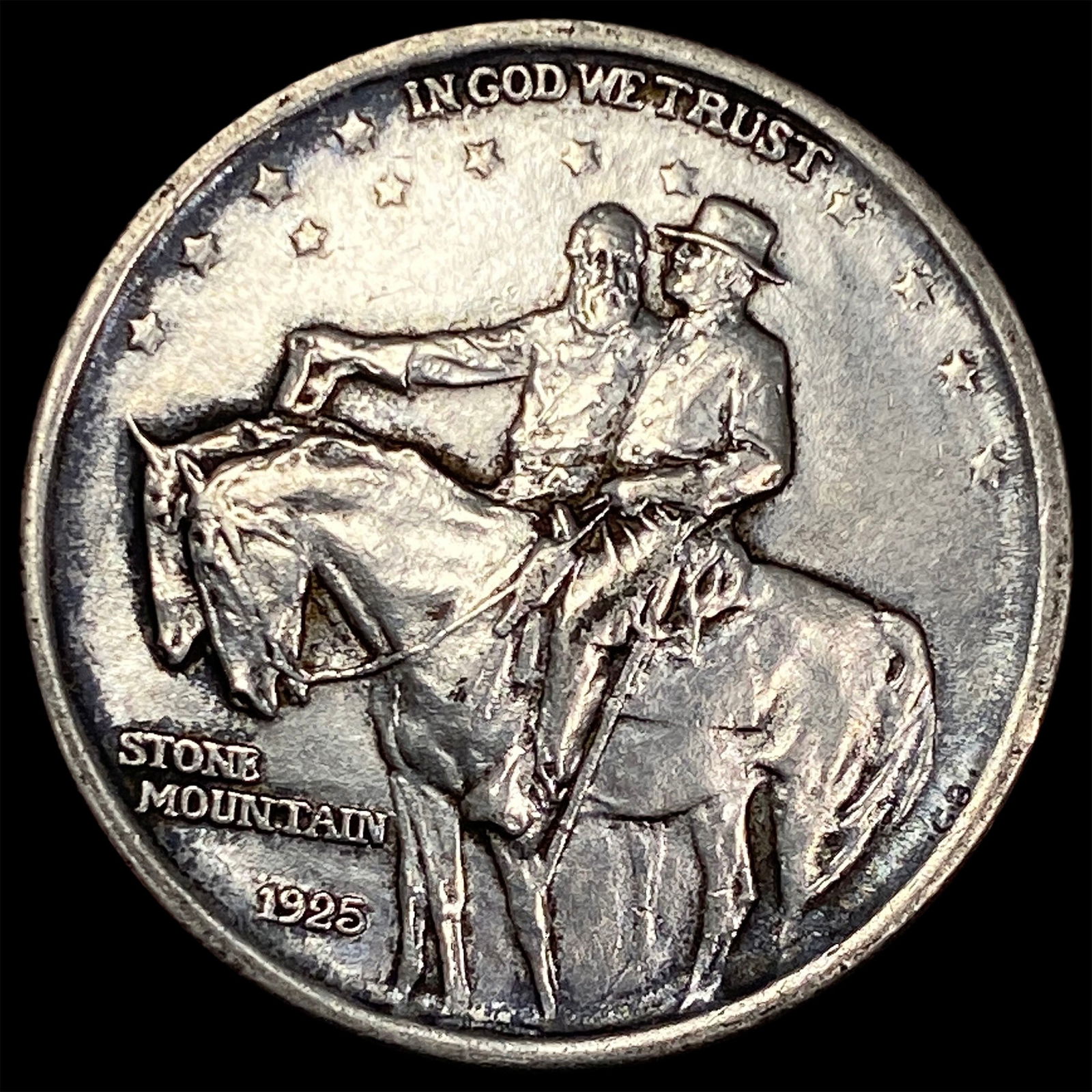1925 Silver Stone Mountain Half Dollar HIGH GRADE (1 of 2)