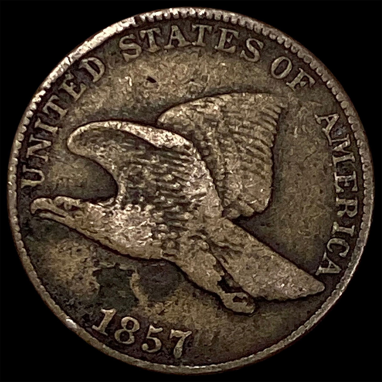 1857 Copper-Nickel Flying Eagle Cent HIGH GRADE (1 of 2)
