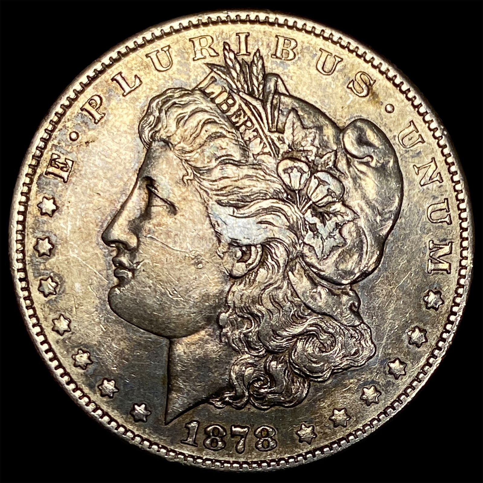 1878-S Silver Morgan Dollar CLOSELY UNCIRCULATED: 1878-S Silver Morgan Dollar CLOSELY UNCIRCULATED