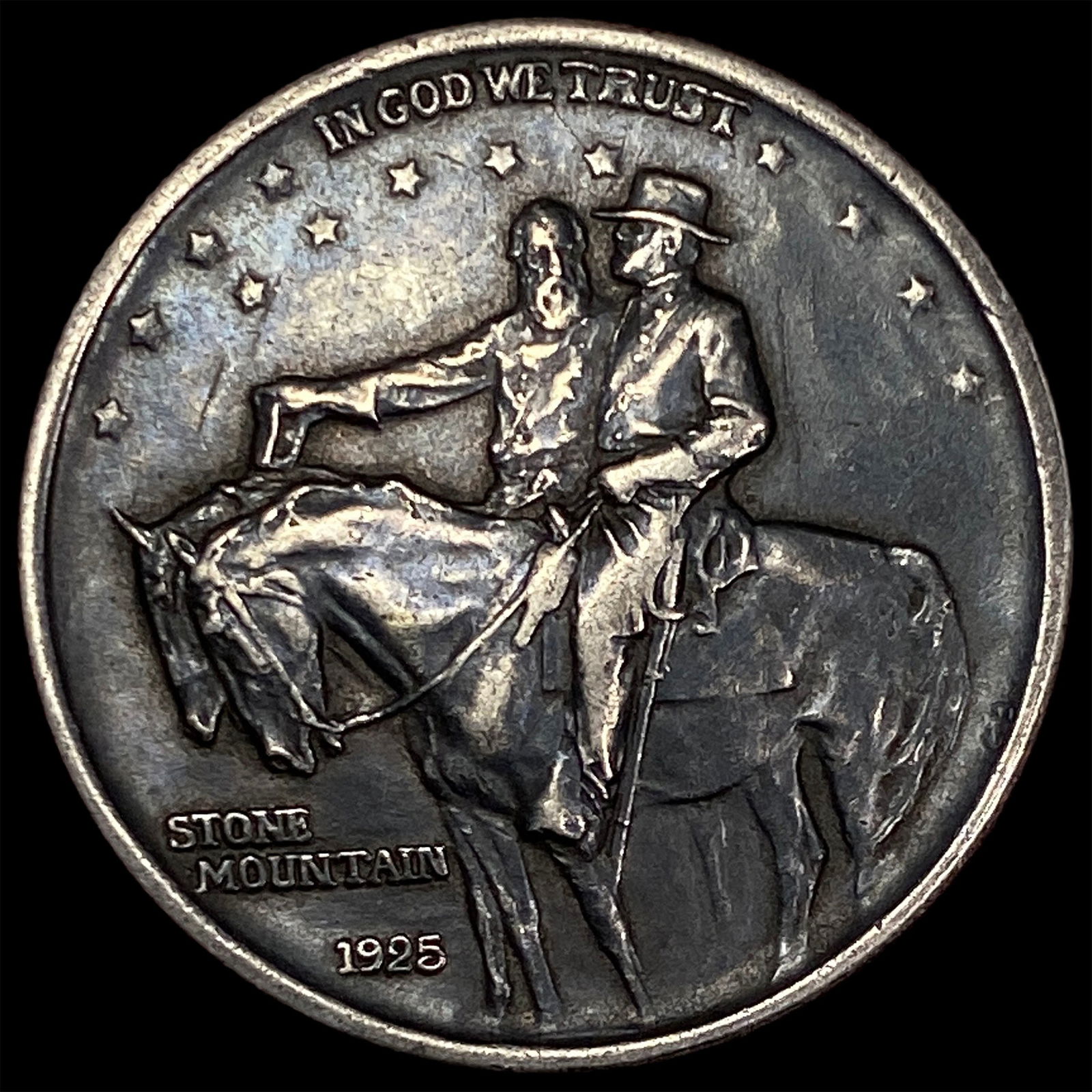 1925 Silver Stone Mountain Half Dollar HIGH GRADE: 1925 Silver Stone Mountain Half Dollar HIGH GRADE