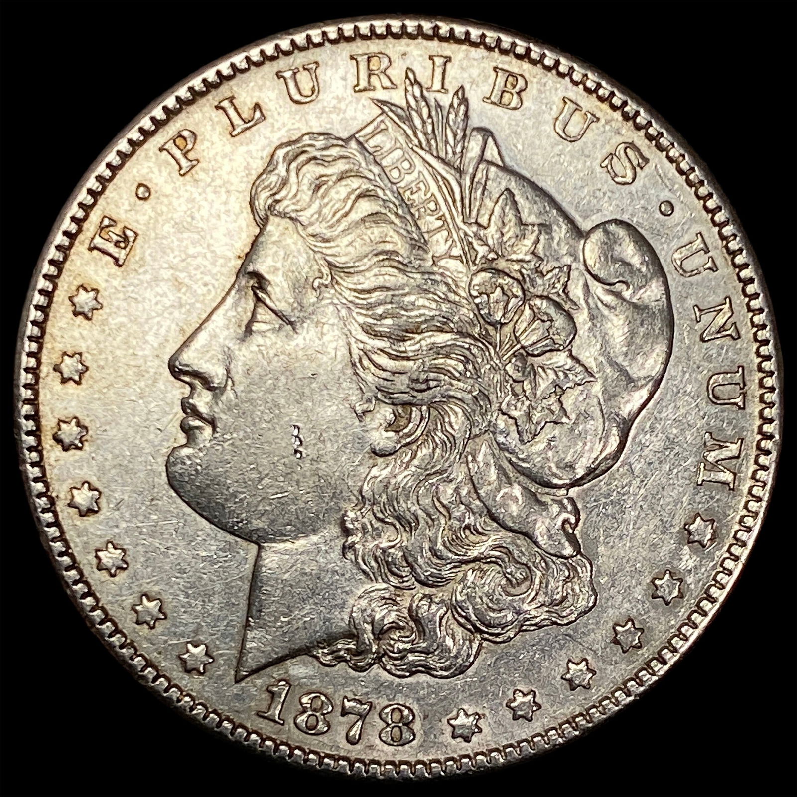 1878-S Silver Morgan Dollar CLOSELY UNCIRCULATED: 1878-S Silver Morgan Dollar CLOSELY UNCIRCULATED
