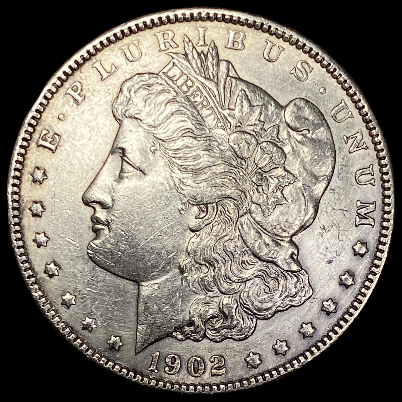 1902-S Silver Morgan Dollar CLOSELY UNCIRCULATED: 1902-S Silver Morgan Dollar CLOSELY UNCIRCULATED