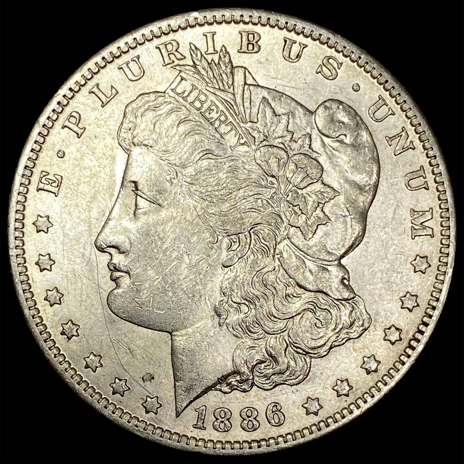 1886 Morgan Silver Dollar CHOICE AU (1 of 2)