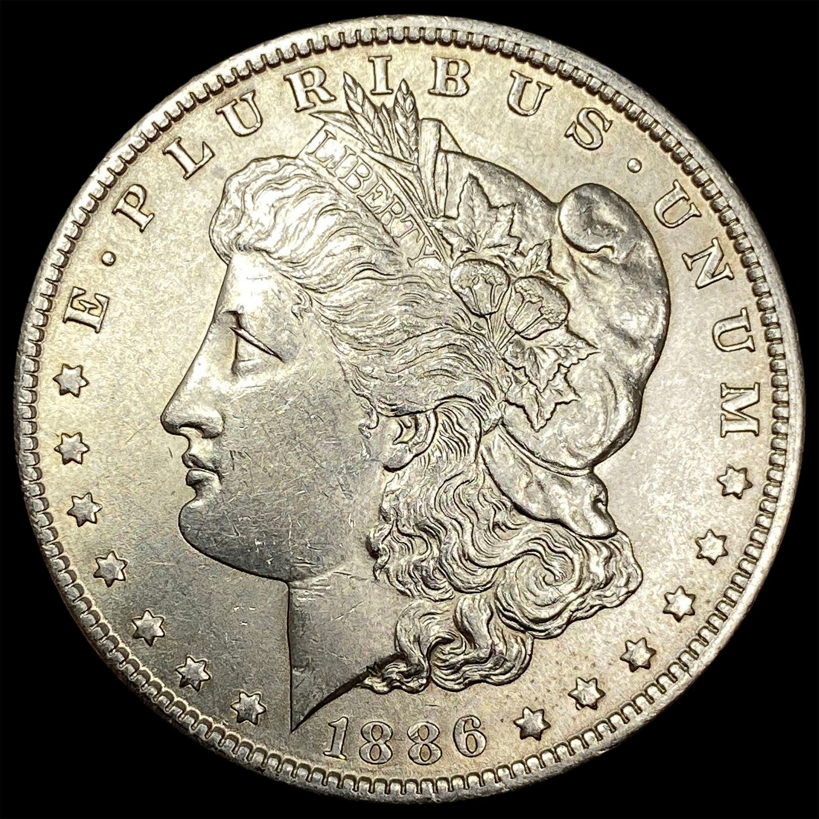 1886 Silver Morgan Dollar CHOICE AU: 1886 Silver Morgan Dollar CHOICE AU
