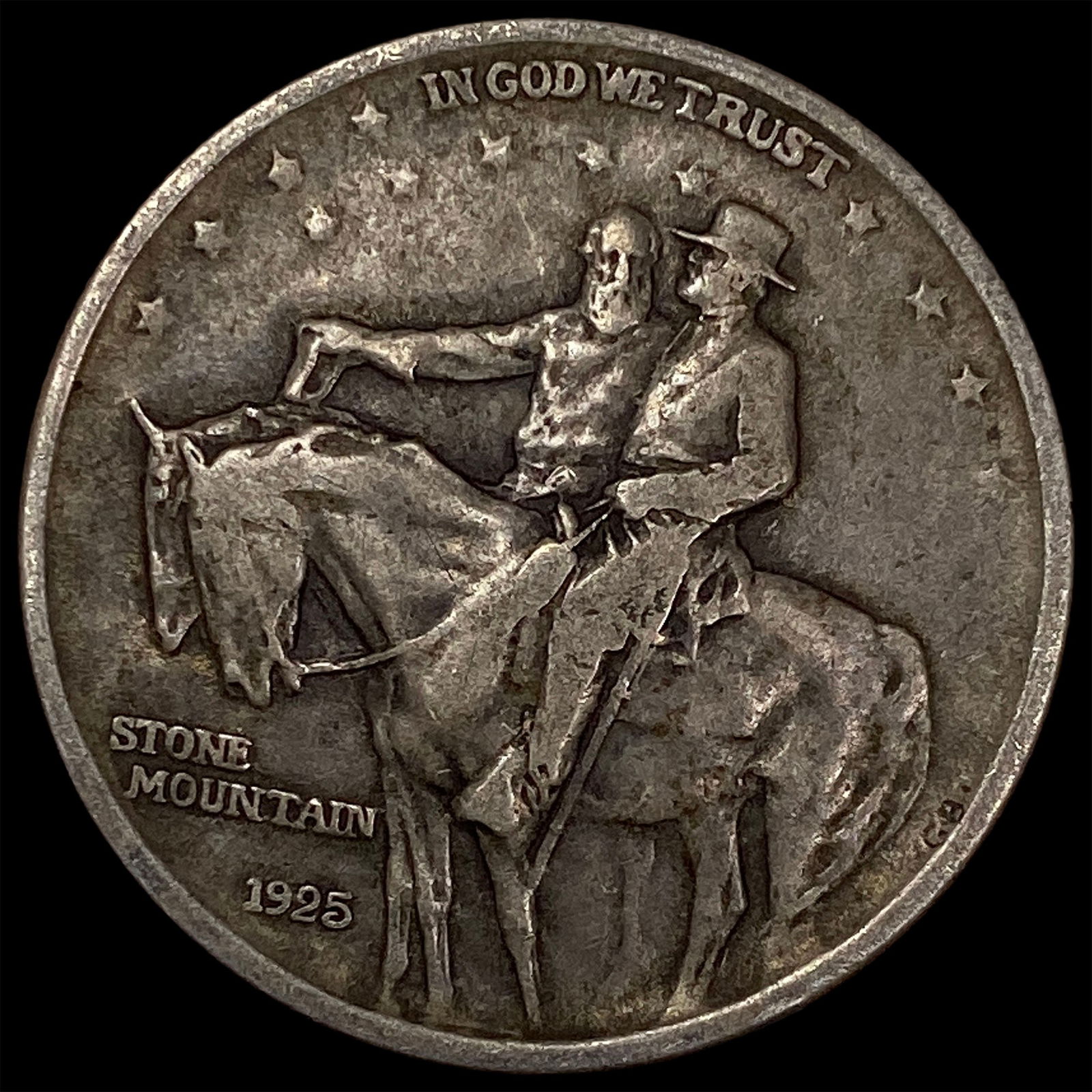 1925 Silver Stone Mountain Half Dollar HIGH GRADE: 1925 Silver Stone Mountain Half Dollar HIGH GRADE