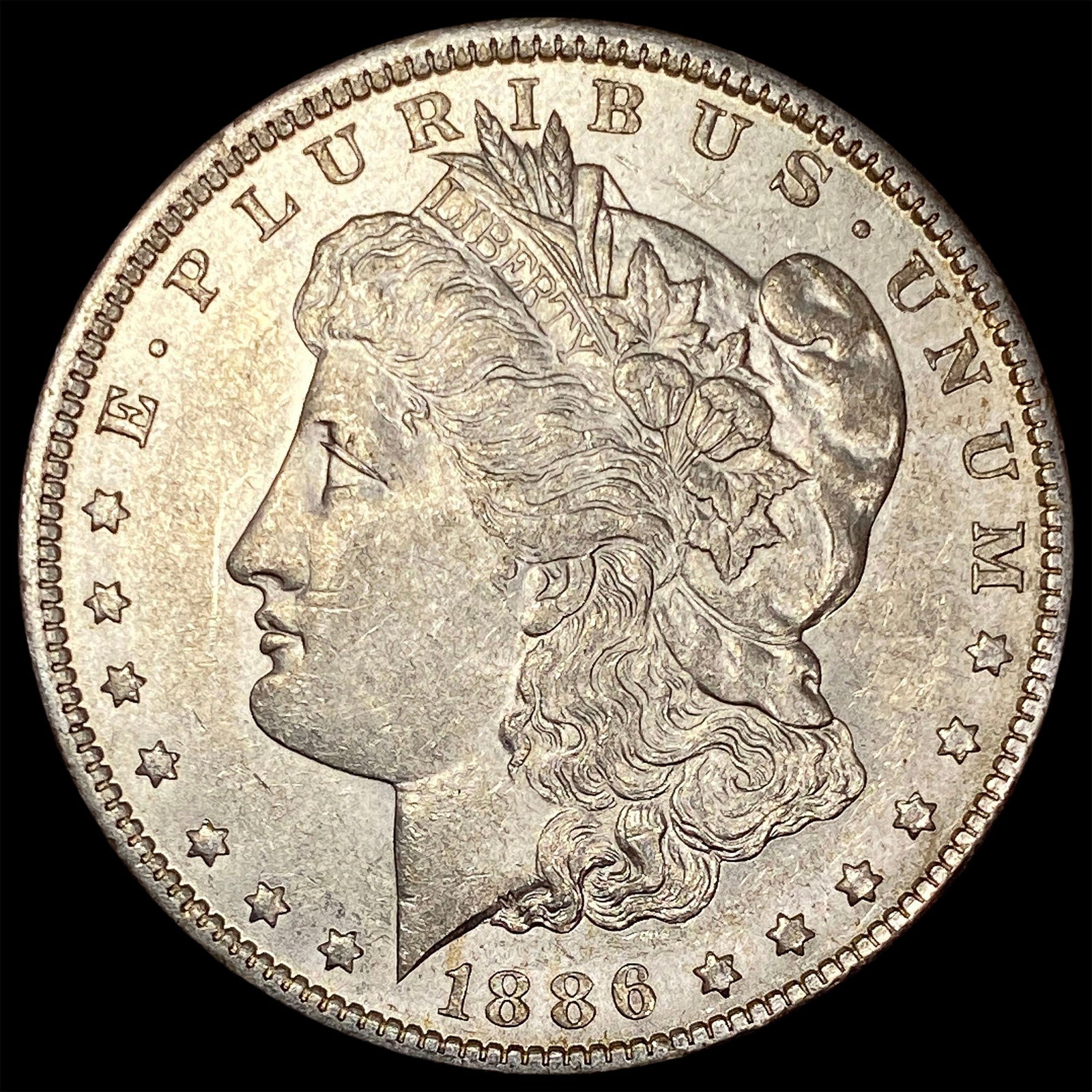1886 Silver Morgan Dollar CHOICE AU: 1886 Silver Morgan Dollar CHOICE AU