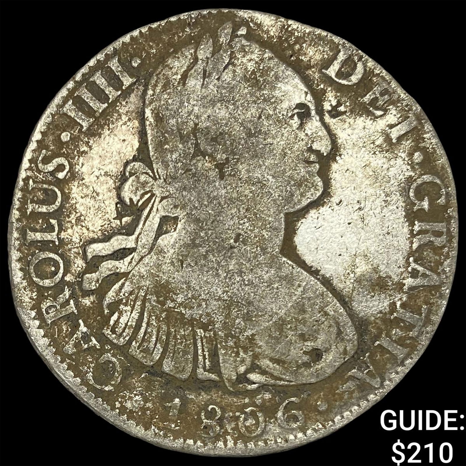 1806 Mexico Silver 8 Reales NEARLY UNCIRCULATED: 1806 Mexico Silver 8 Reales NEARLY UNCIRCULATED
