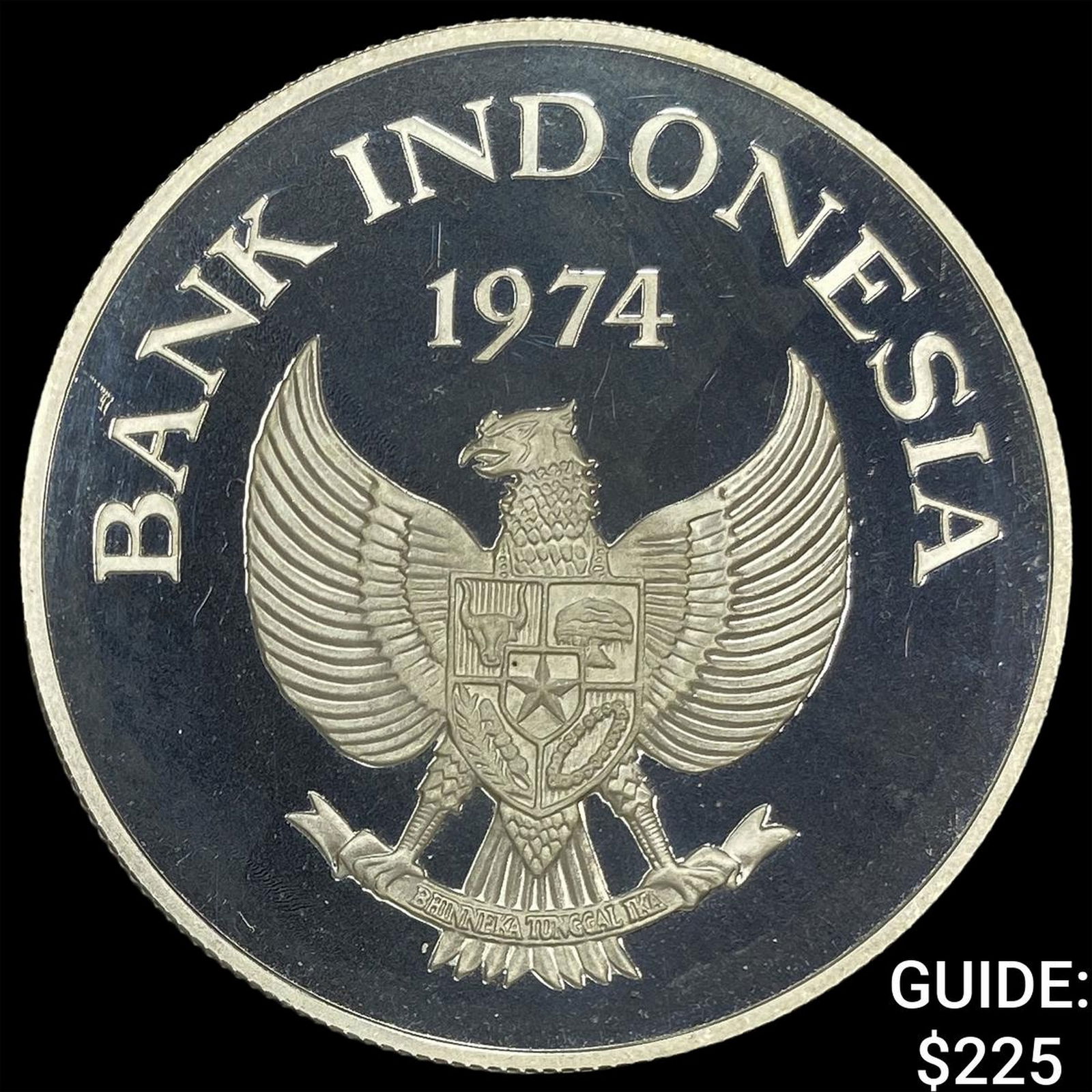 1974 Indonesia Silver 2000 Rupiah UNCIRCULATED (1 of 2)