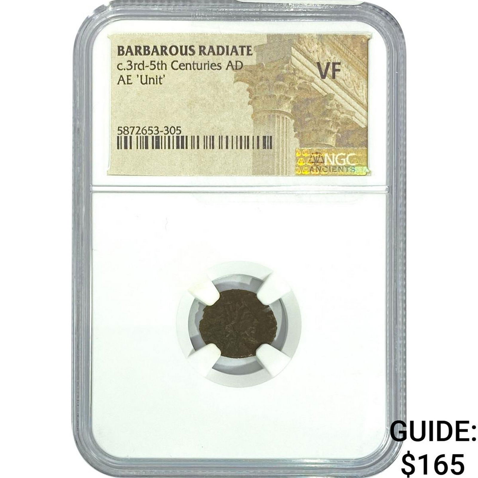 Barbarous Radiate c.3rd-5th Cent. Bronze 'Unit' VF: Barbarous Radiate c.3rd-5th Cent. Bronze 'Unit' VF