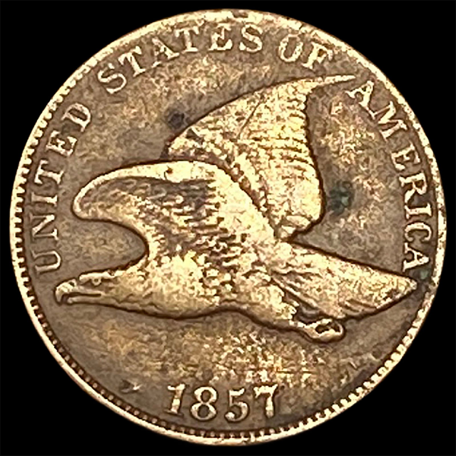 1857 Copper-Nickel Flying Eagle Cent HIGH GRADE: 1857 Copper-Nickel Flying Eagle Cent HIGH GRADE