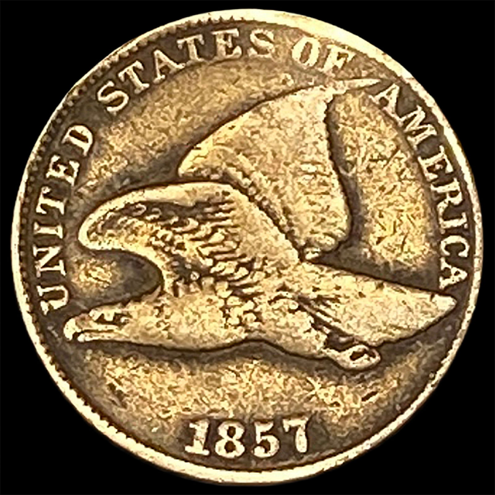 1857 Flying Eagle Cent HIGH GRADE (1 of 2)
