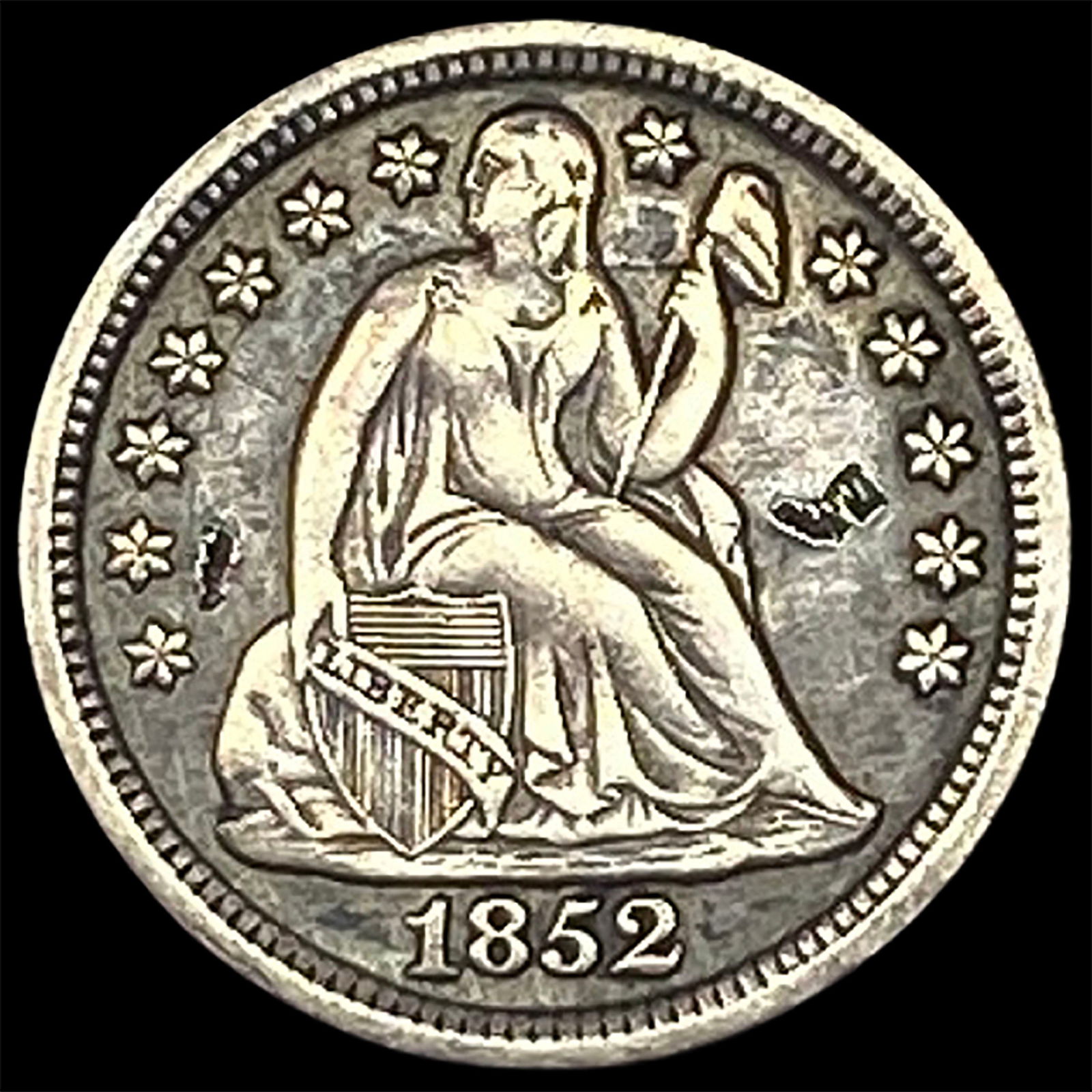 1852 Seated Liberty Dime HIGH GRADE: 1852 Seated Liberty Dime HIGH GRADE