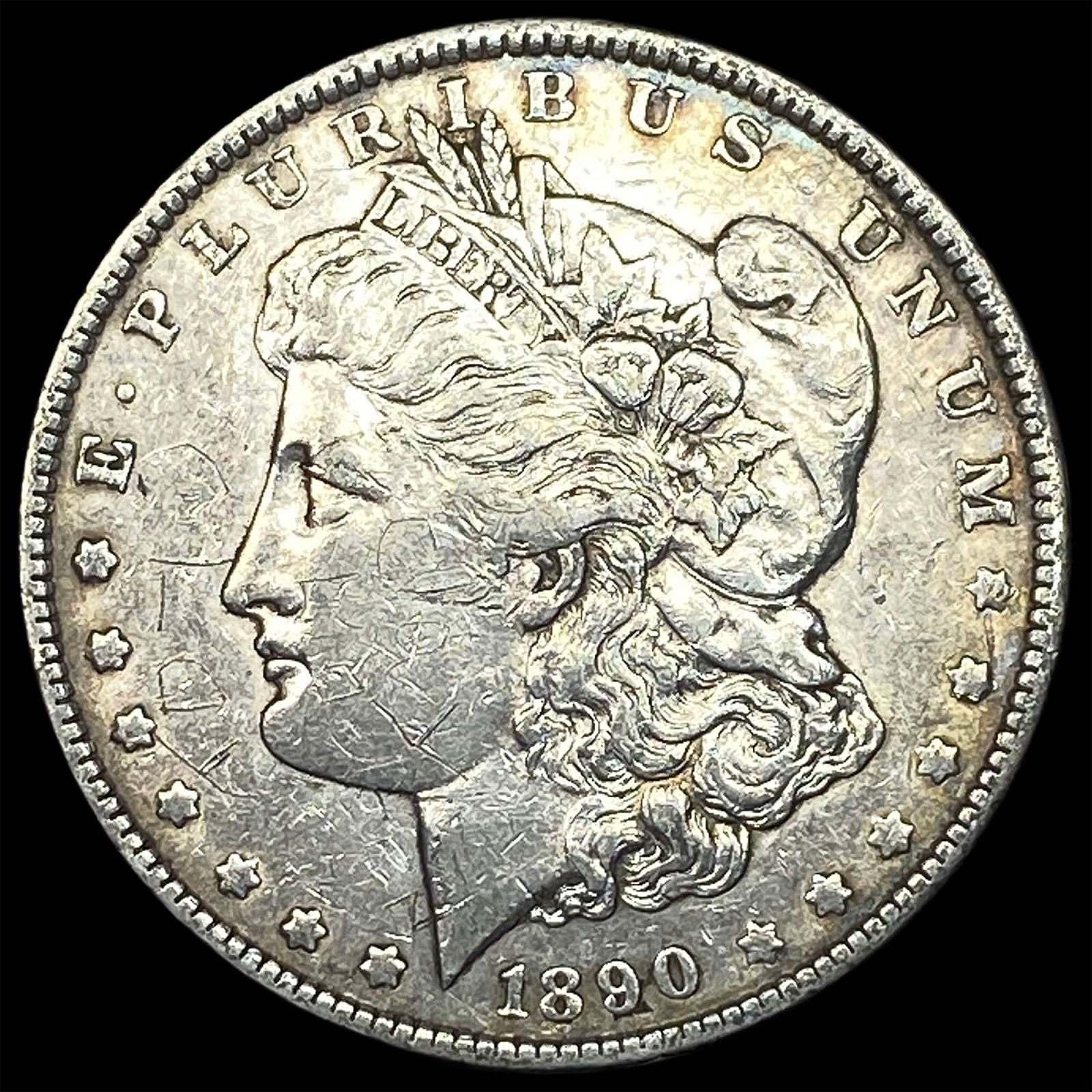 1890 Silver Morgan Dollar HIGH GRADE: 1890 Silver Morgan Dollar HIGH GRADE