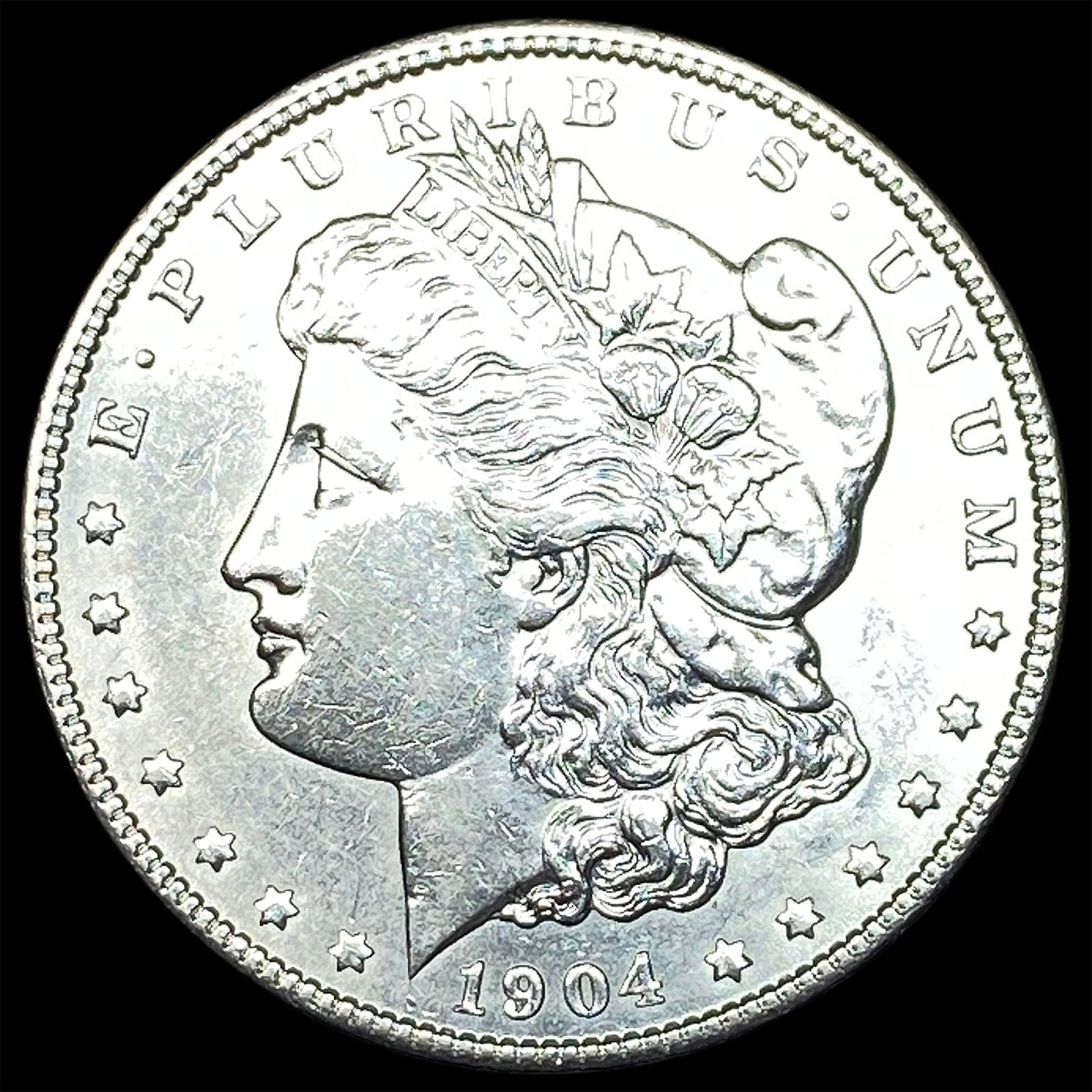 1904 Morgan Silver Dollar UNCIRCULATED: 1904 Morgan Silver Dollar UNCIRCULATED