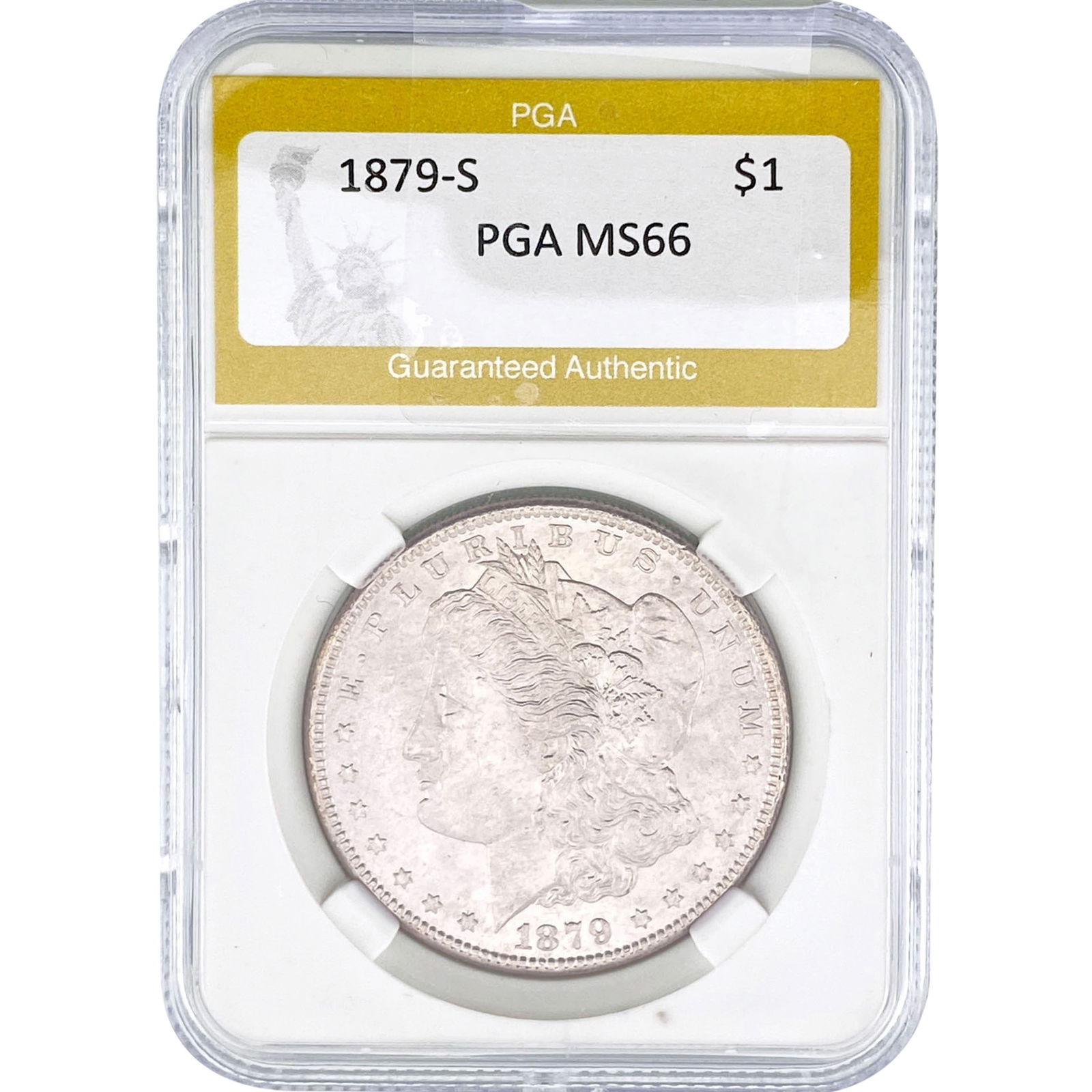 1879-S Morgan Silver Dollar PGA MS66 (1 of 2)