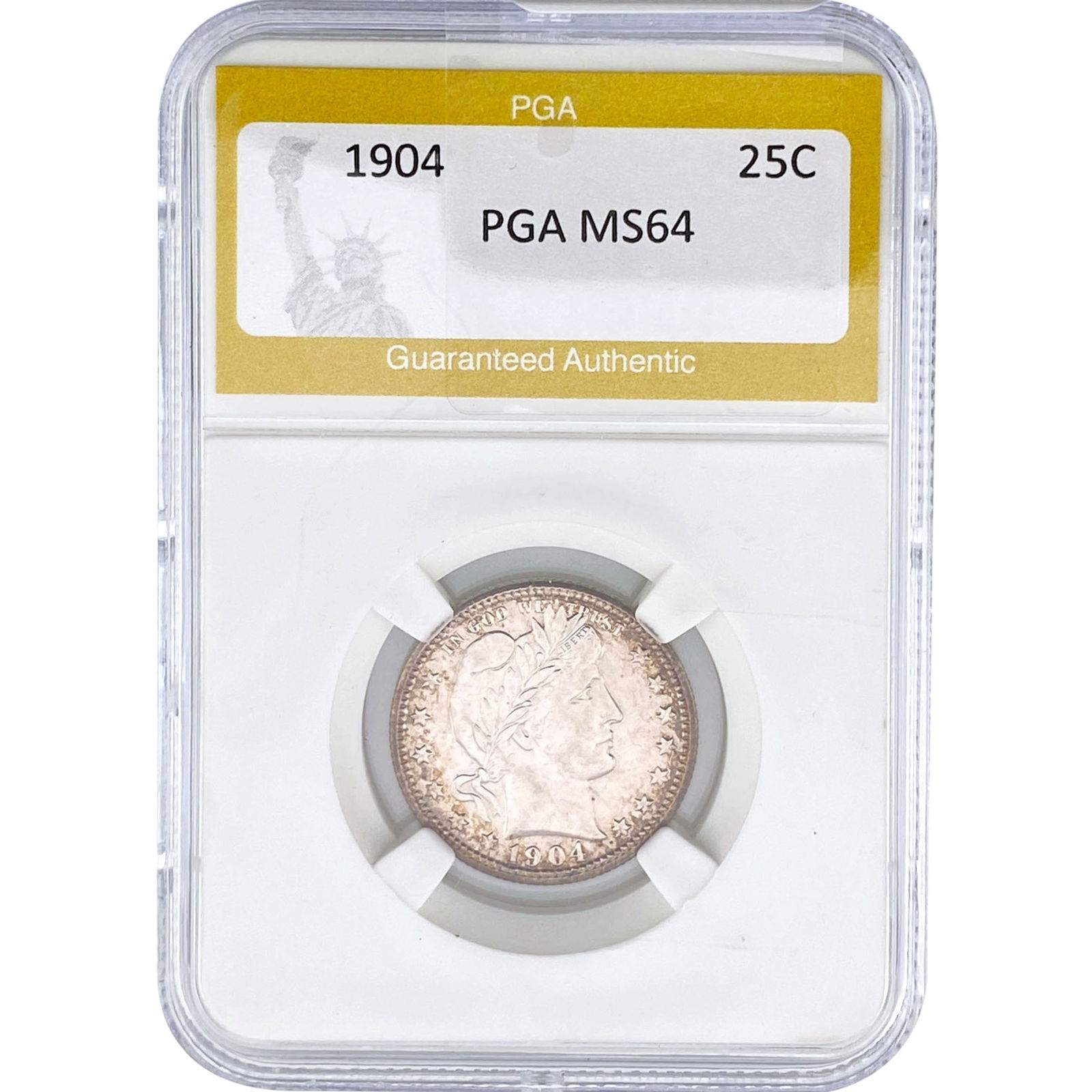 1904 Barber Quarter PGA MS64 (1 of 2)