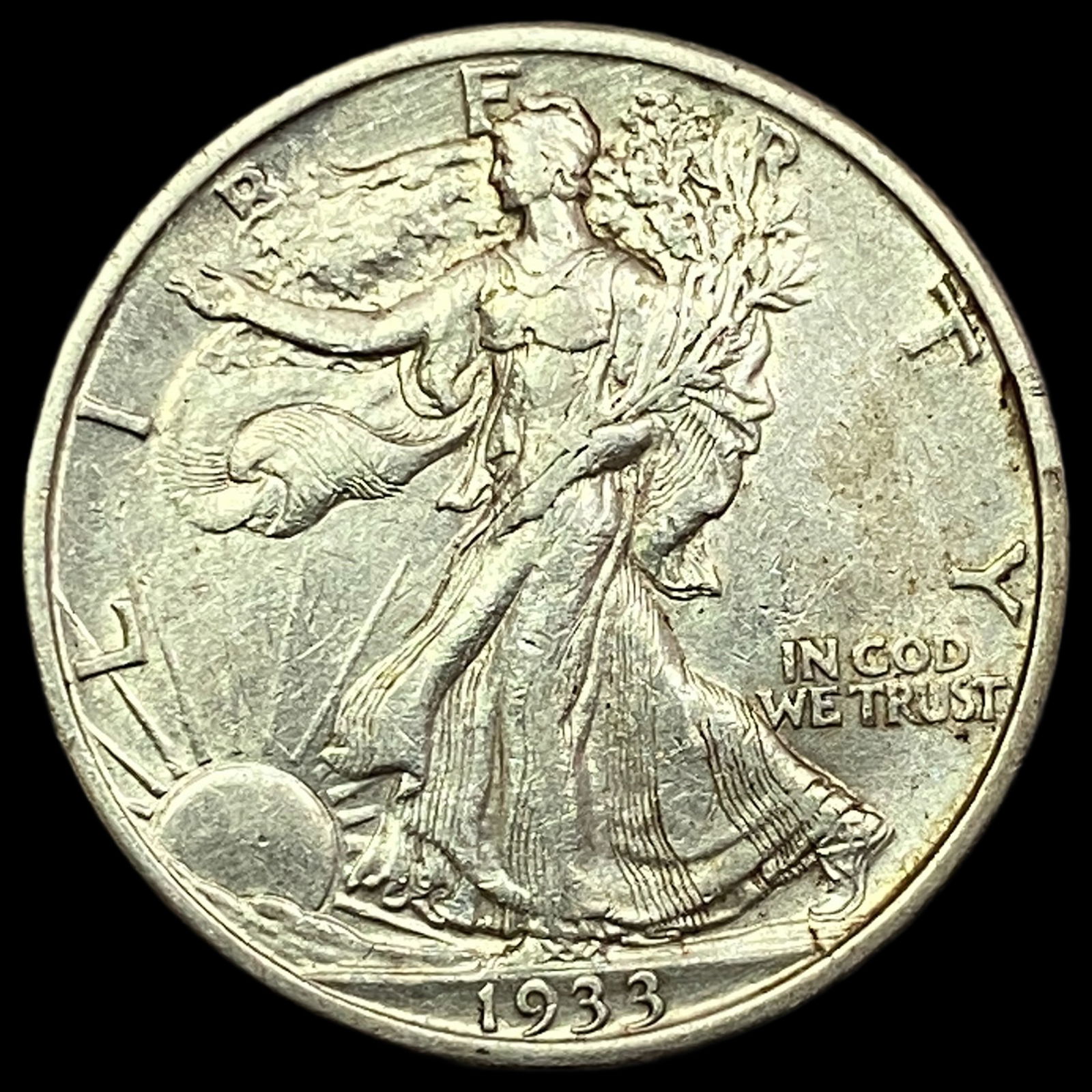1933-S Walking Liberty Half Dollar CLOSELY UNCIRCULATED (1 of 2)