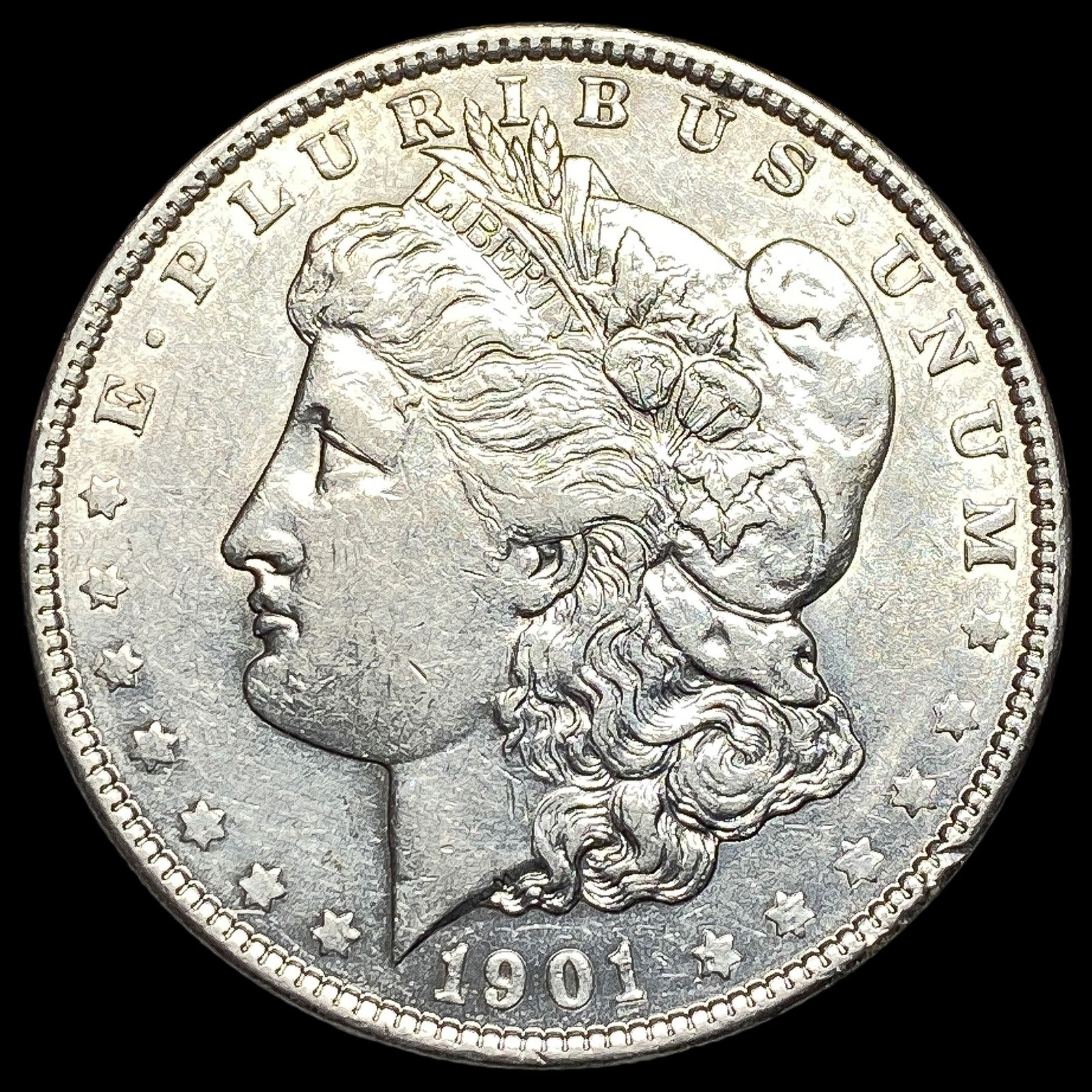 1901 Silver Morgan Dollar CLOSELY UNCIRCULATED (1 of 2)