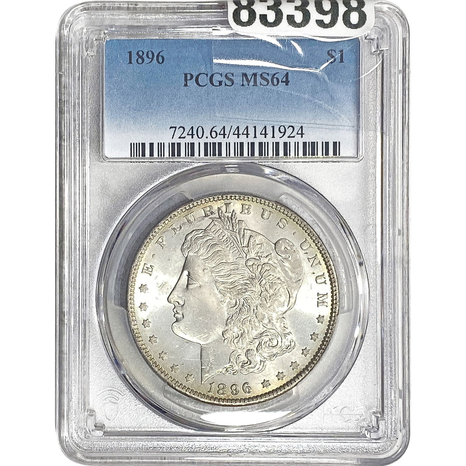 1896 Morgan Silver Dollar PCGS MS64 (1 of 2)