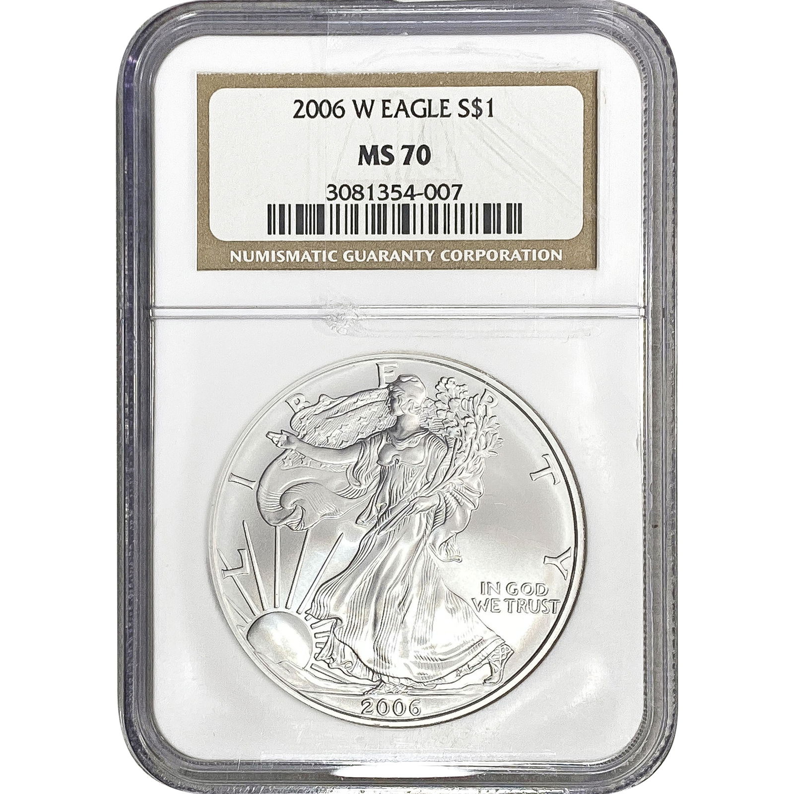 2006-W Silver Eagle NGC MS70 (1 of 2)