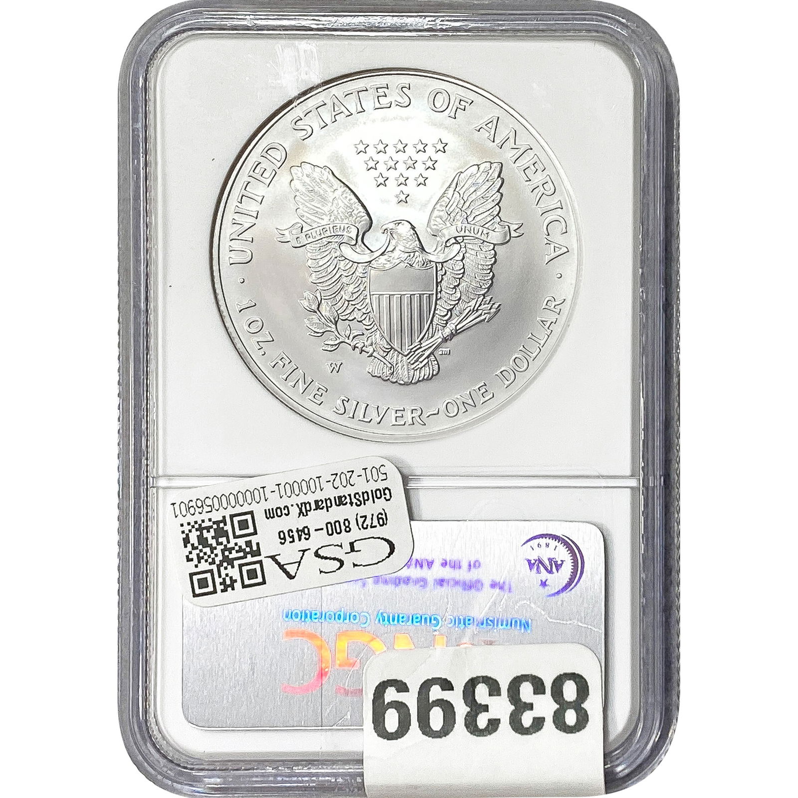 2006-W Silver Eagle NGC MS70 - 2