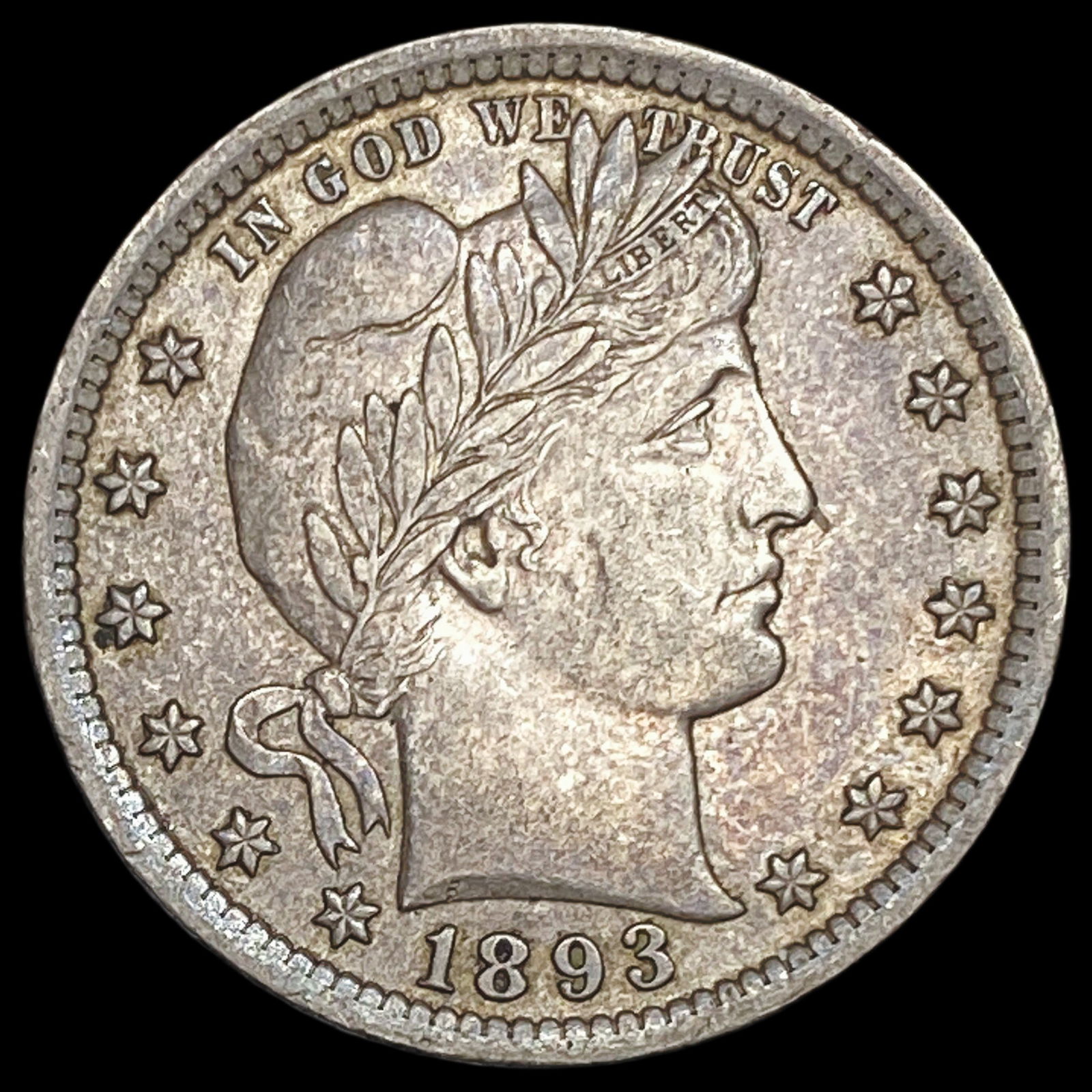 1893 Silver Barber Quarter UNCIRCULATED: 1893 Silver Barber Quarter UNCIRCULATED