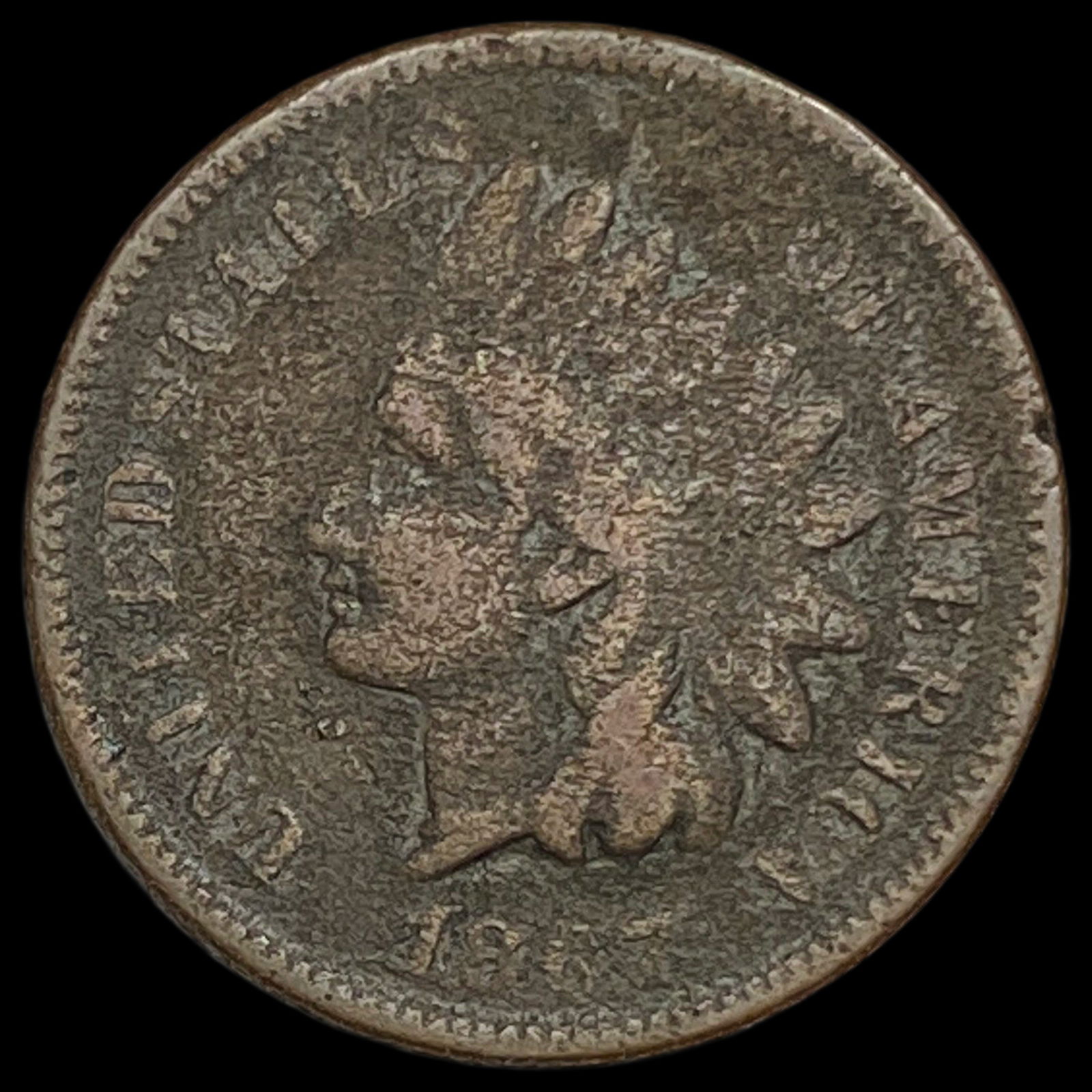 1867 Indian Head Cent NICELY CIRCULATED (1 of 2)