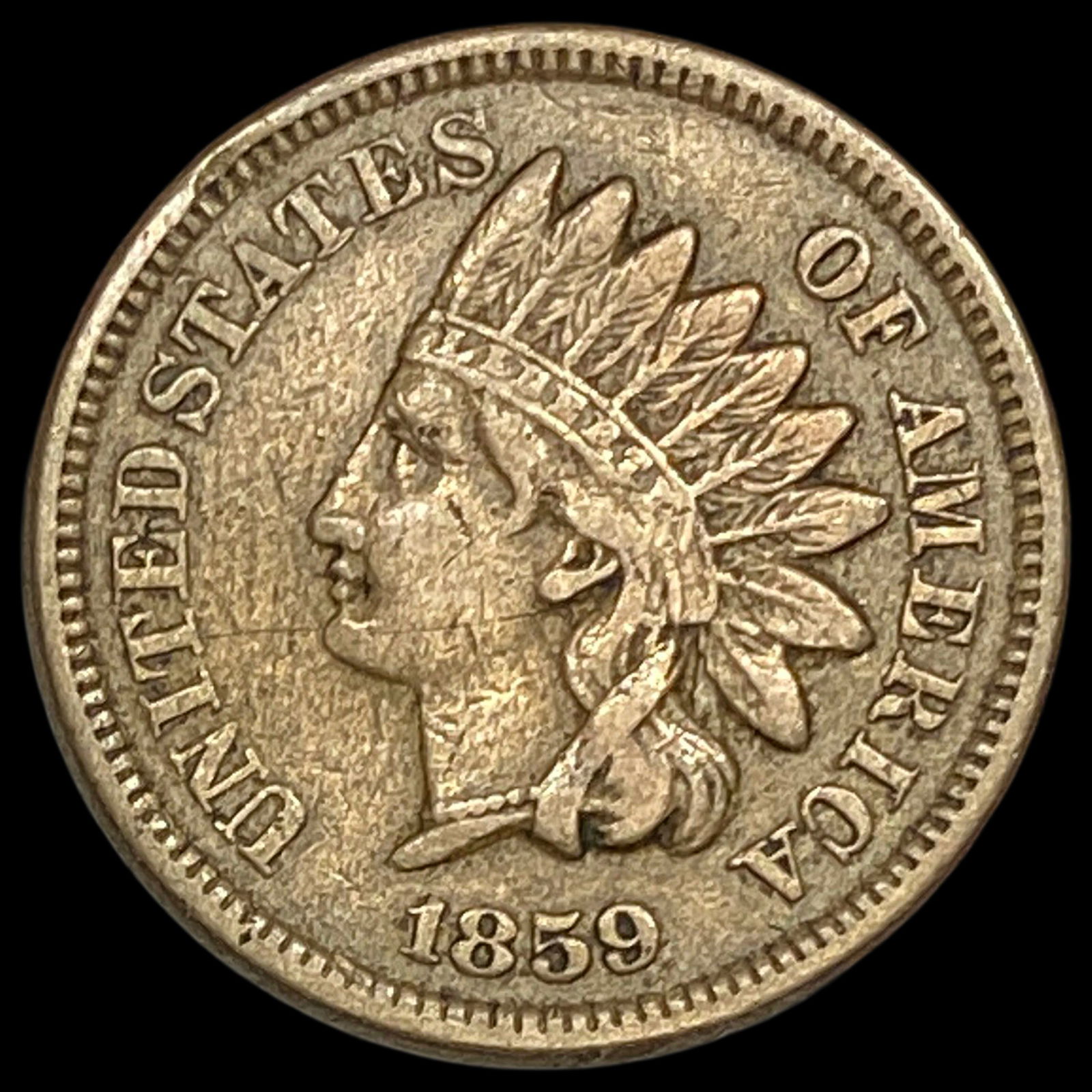 1859 Indian Head Cent LIGHTLY CIRCULATED (1 of 2)